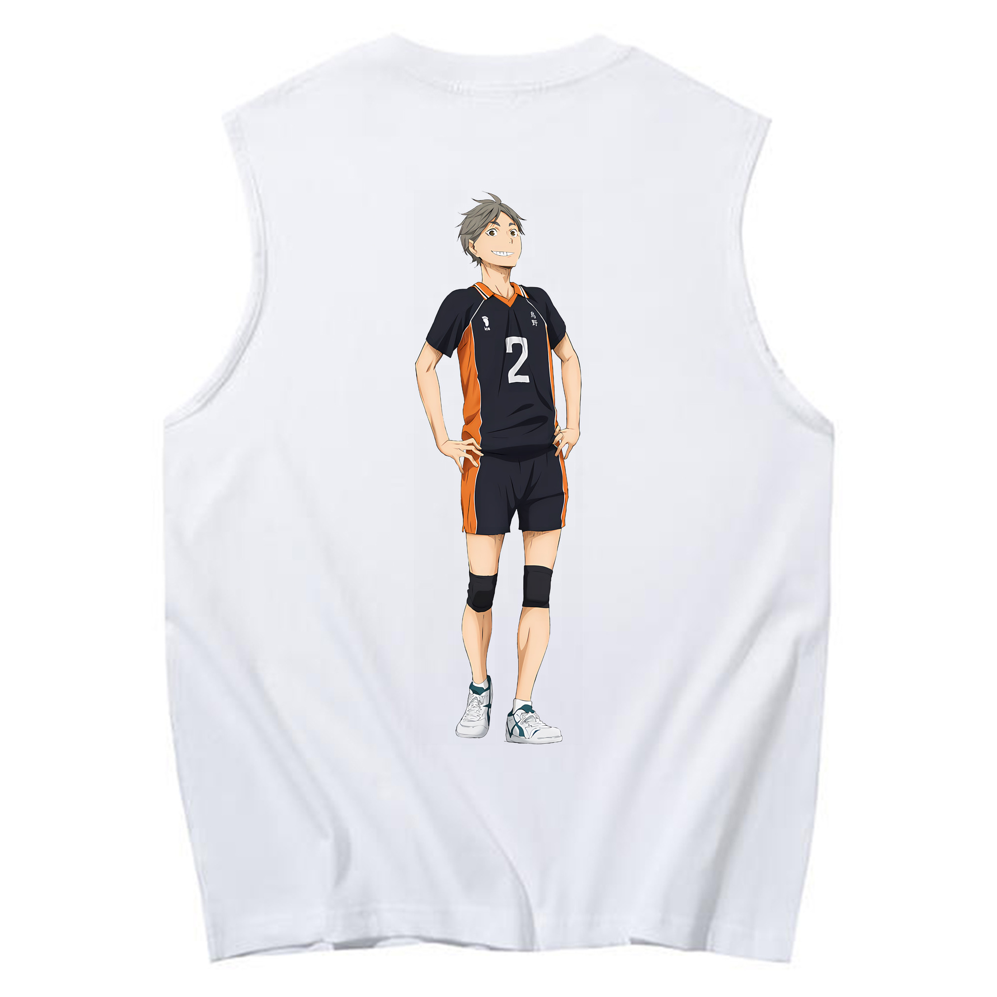 （画像用） ハイキュー!! Haikyu!! コットン100％タンクトップ（背面プリント）