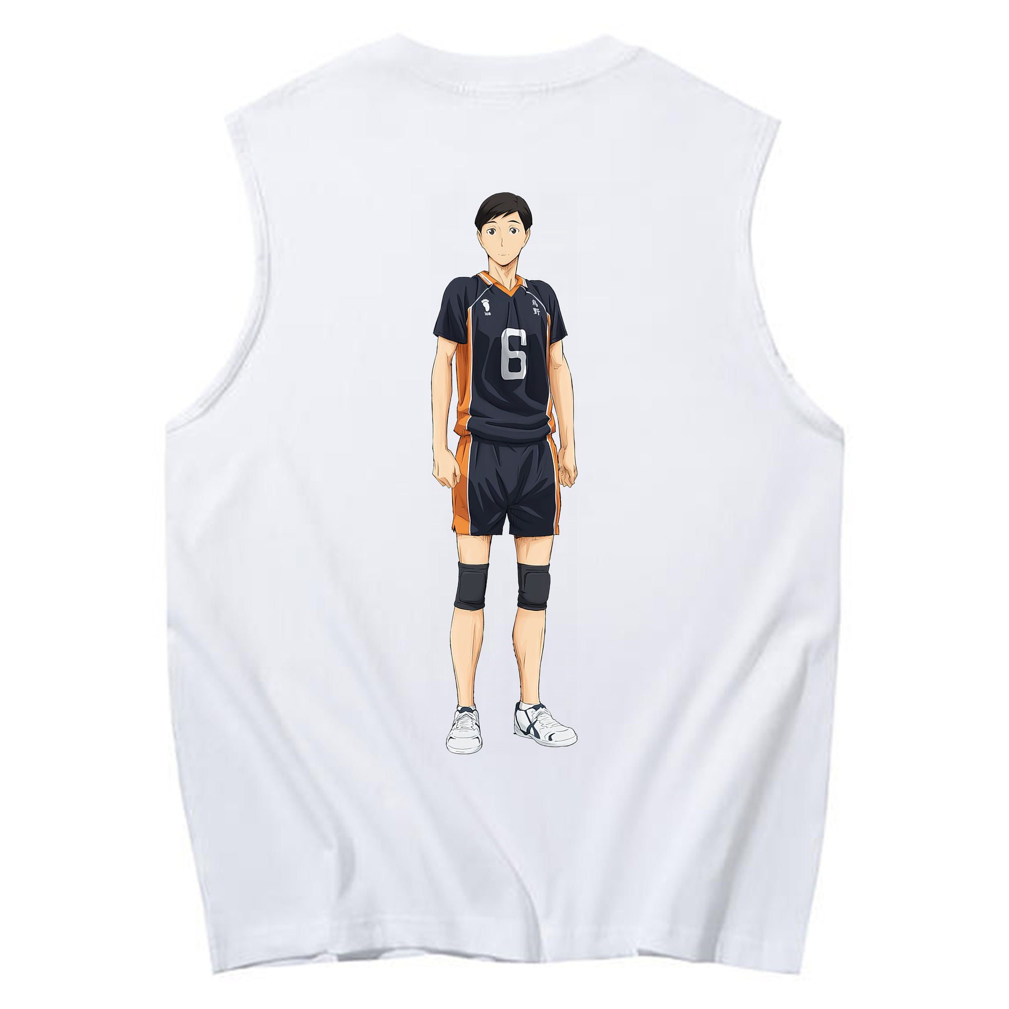 （画像用） ハイキュー!! Haikyu!! コットン100％タンクトップ（背面プリント）
