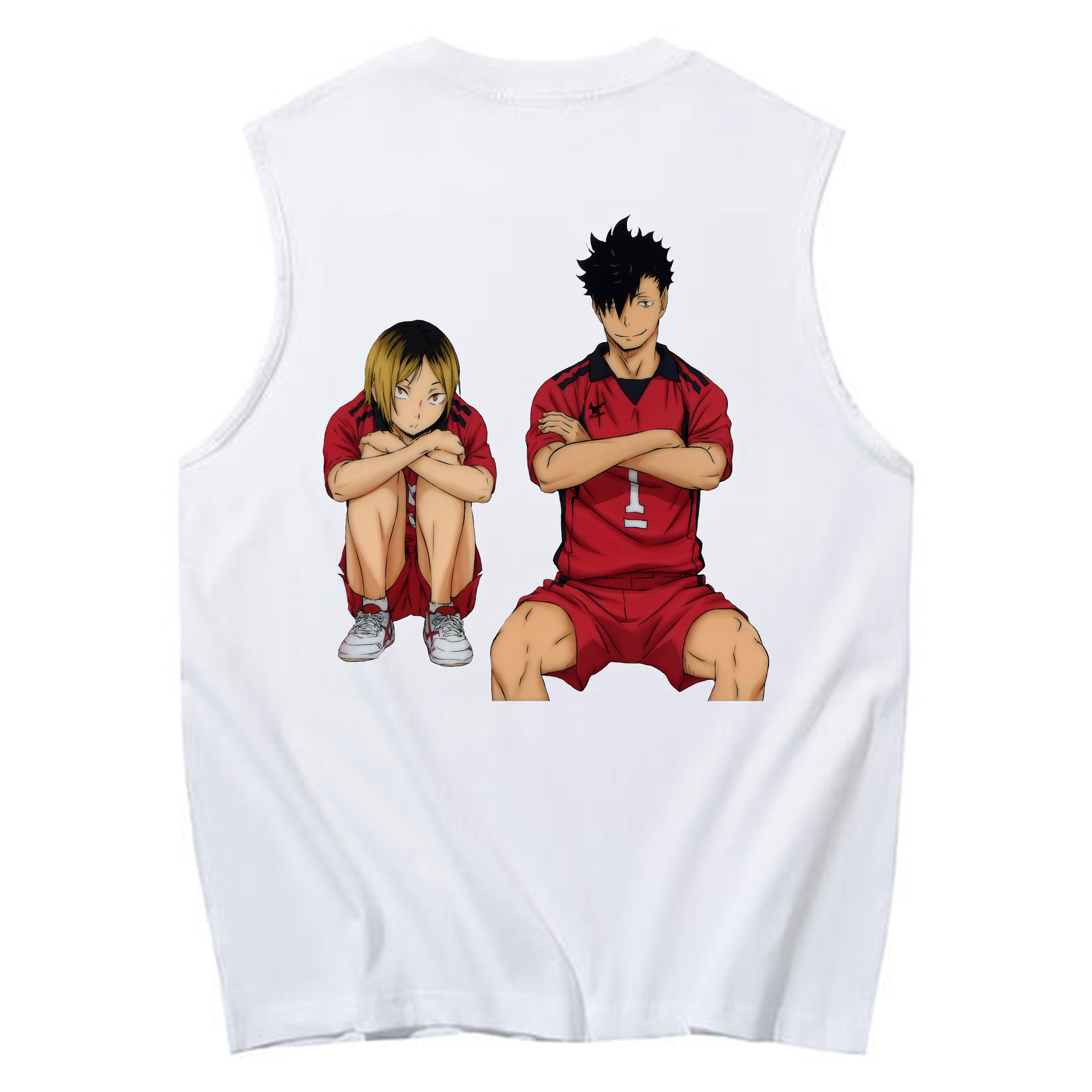 （画像用） ハイキュー!! Haikyu!! コットン100％タンクトップ（背面プリント）