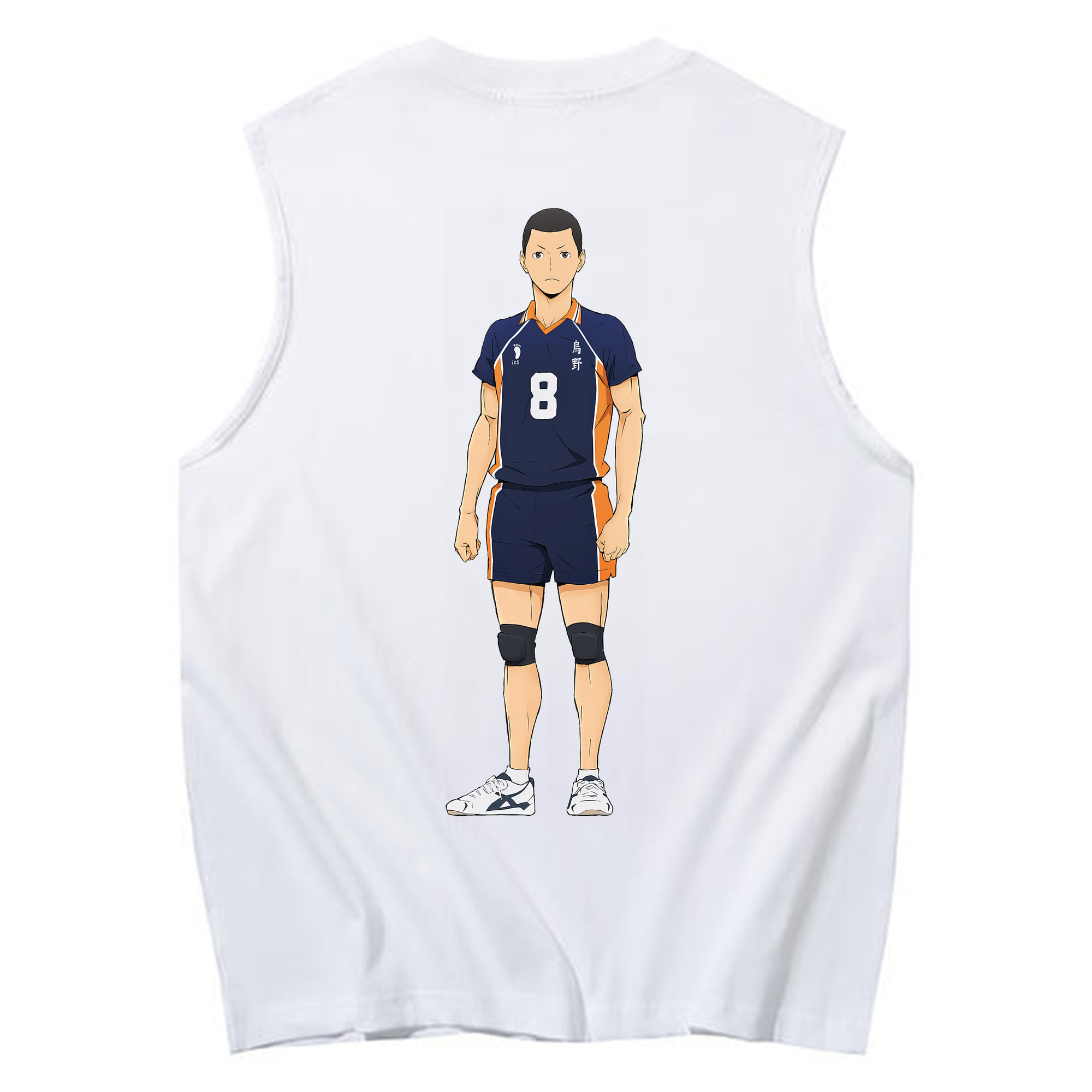 （画像用） ハイキュー!! Haikyu!! コットン100％タンクトップ（背面プリント）