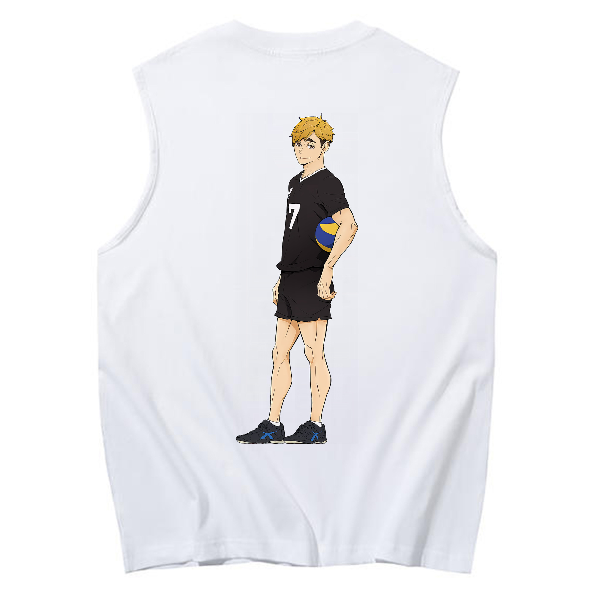 （画像用） ハイキュー!! Haikyu!! コットン100％タンクトップ（背面プリント）
