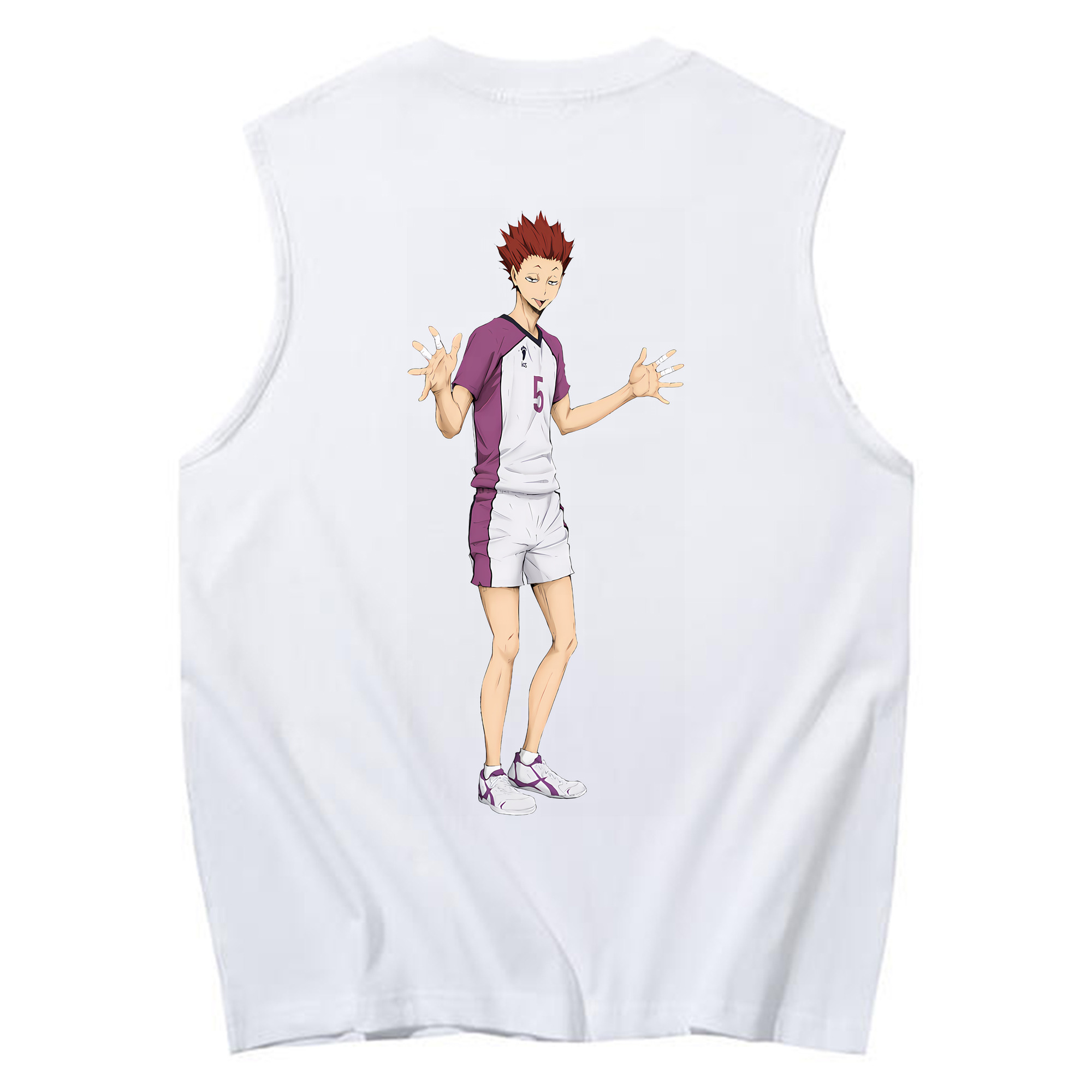 （画像用） ハイキュー!! Haikyu!! コットン100％タンクトップ（背面プリント）