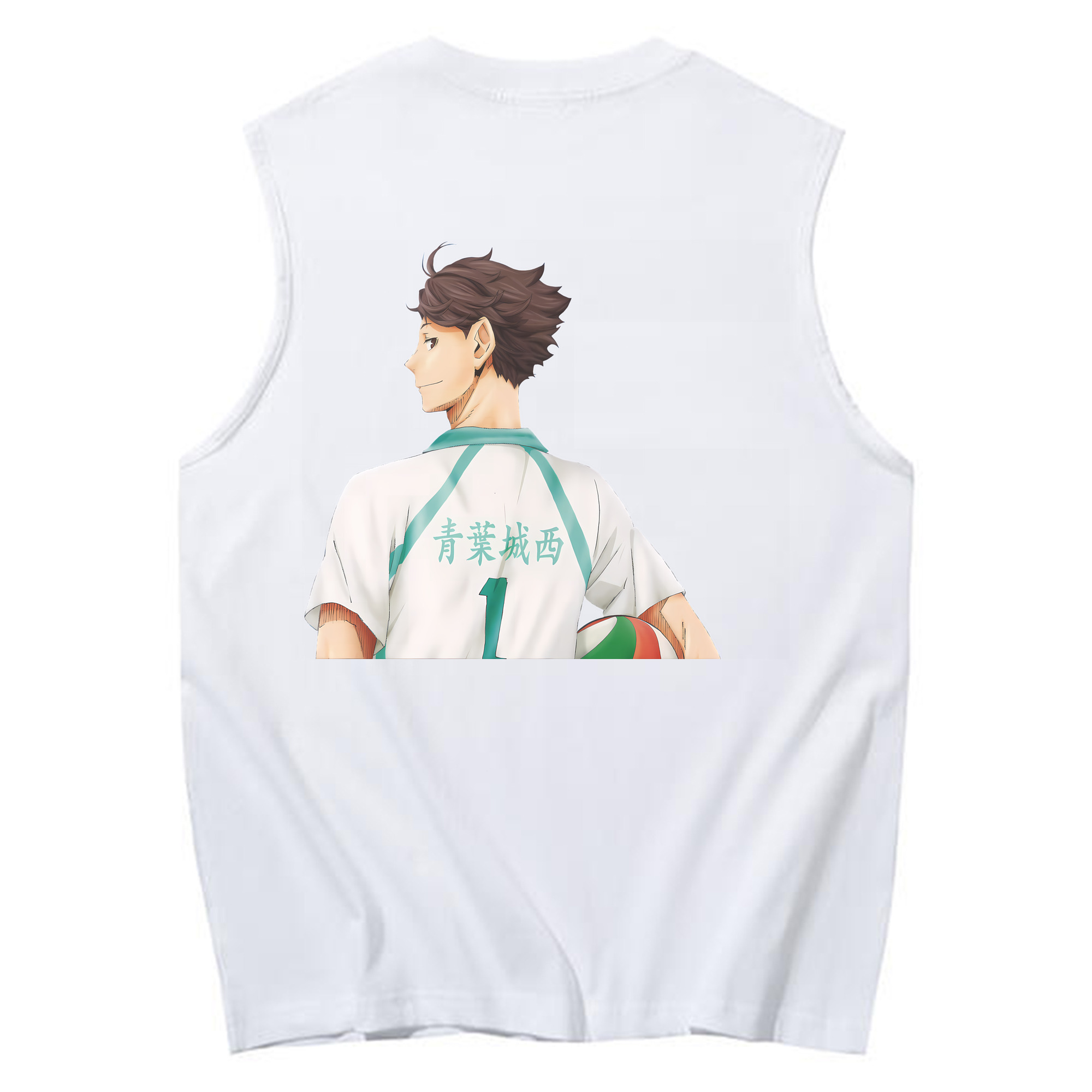 （画像用） ハイキュー!! Haikyu!! コットン100％タンクトップ（背面プリント）