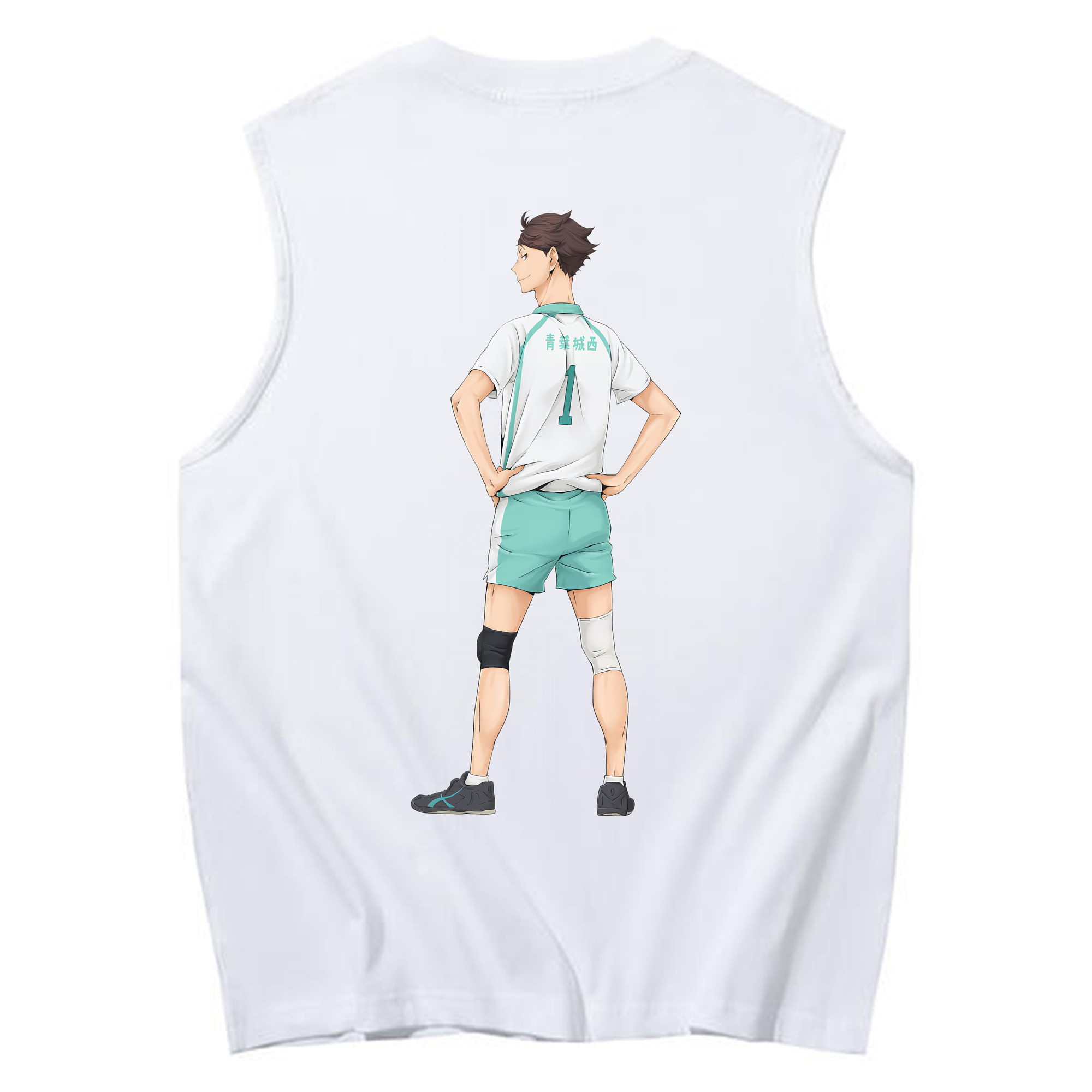 （画像用） ハイキュー!! Haikyu!! コットン100％タンクトップ（背面プリント）