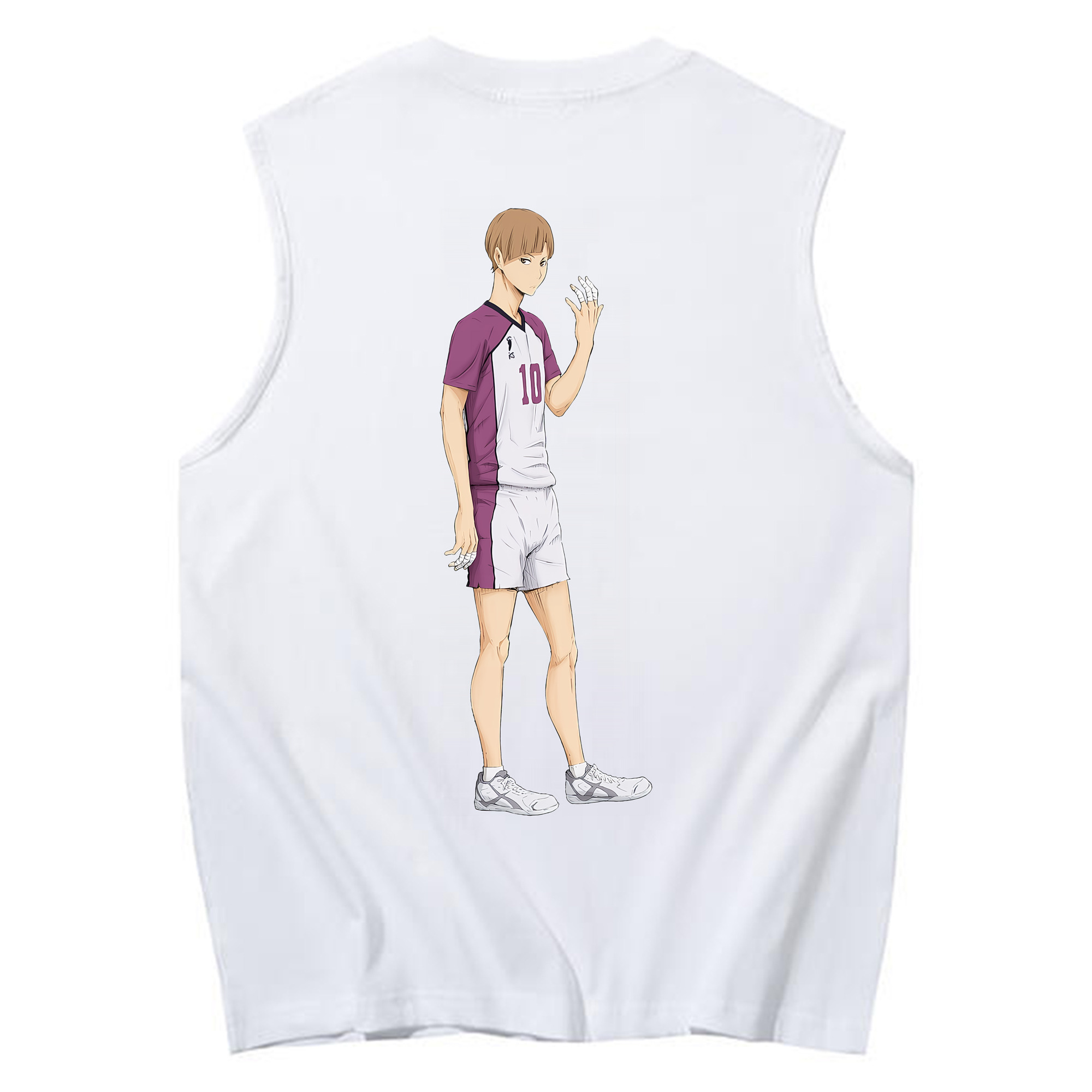 （画像用） ハイキュー!! Haikyu!! コットン100％タンクトップ（背面プリント）