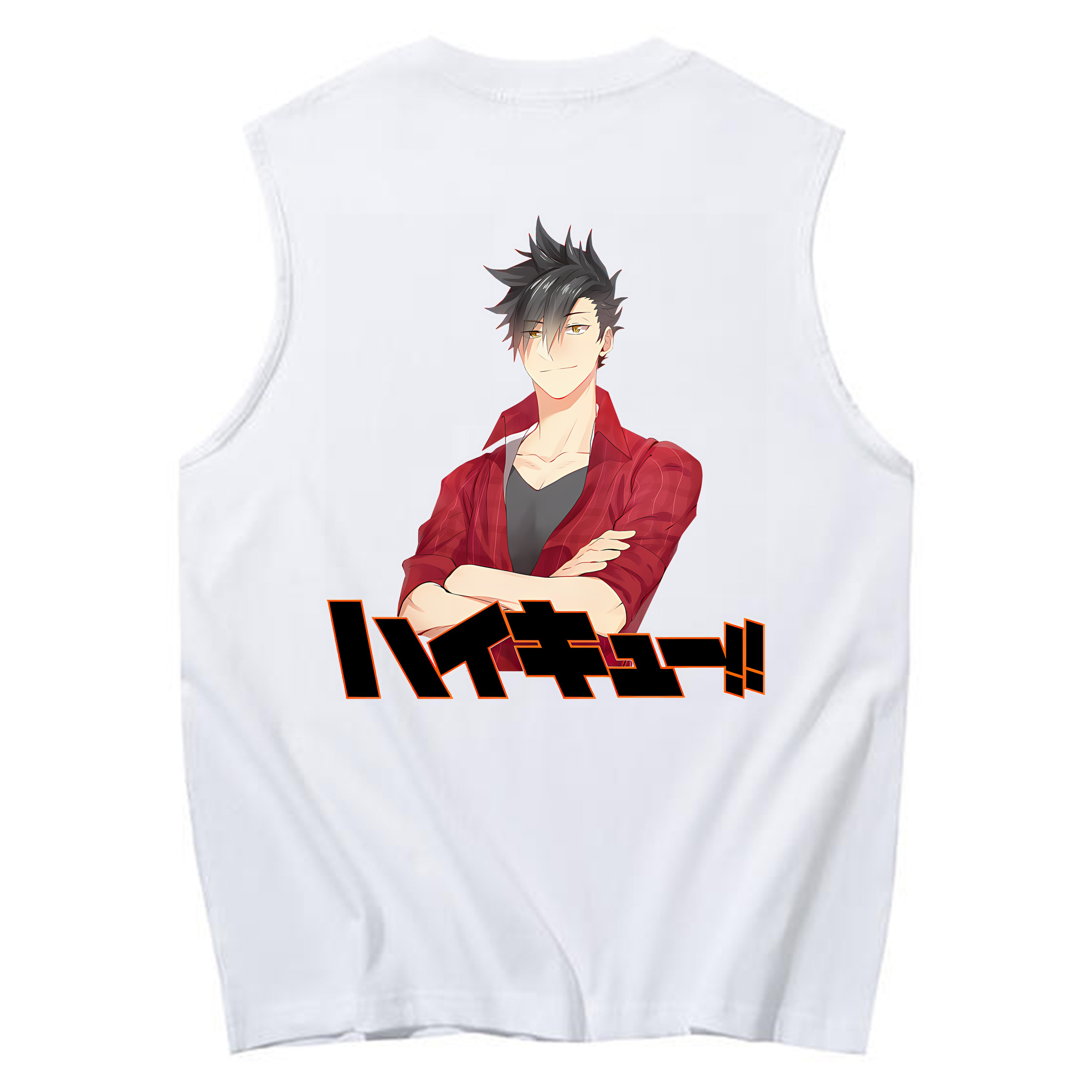 （画像用） ハイキュー!! Haikyu!! コットン100％タンクトップ（背面プリント）
