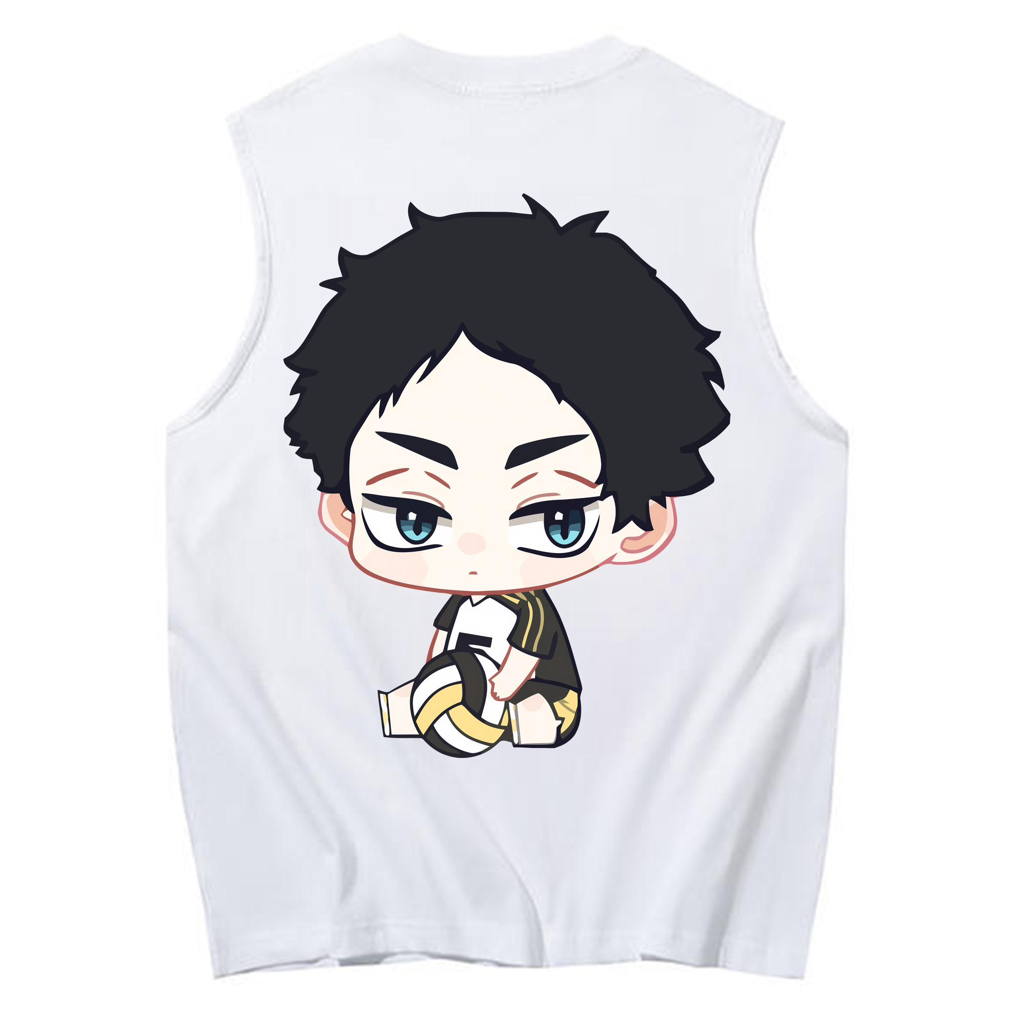 （画像用） ハイキュー!! Haikyu!! コットン100％タンクトップ（背面プリント）