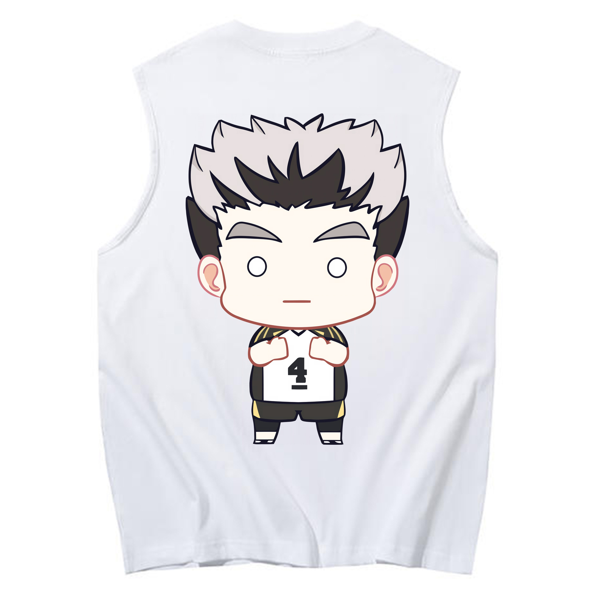 （画像用） ハイキュー!! Haikyu!! コットン100％タンクトップ（背面プリント）