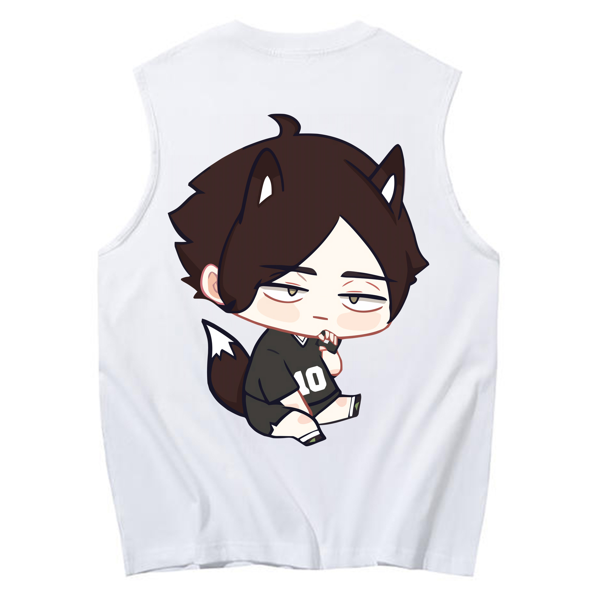 （画像用） ハイキュー!! Haikyu!! コットン100％タンクトップ（背面プリント）