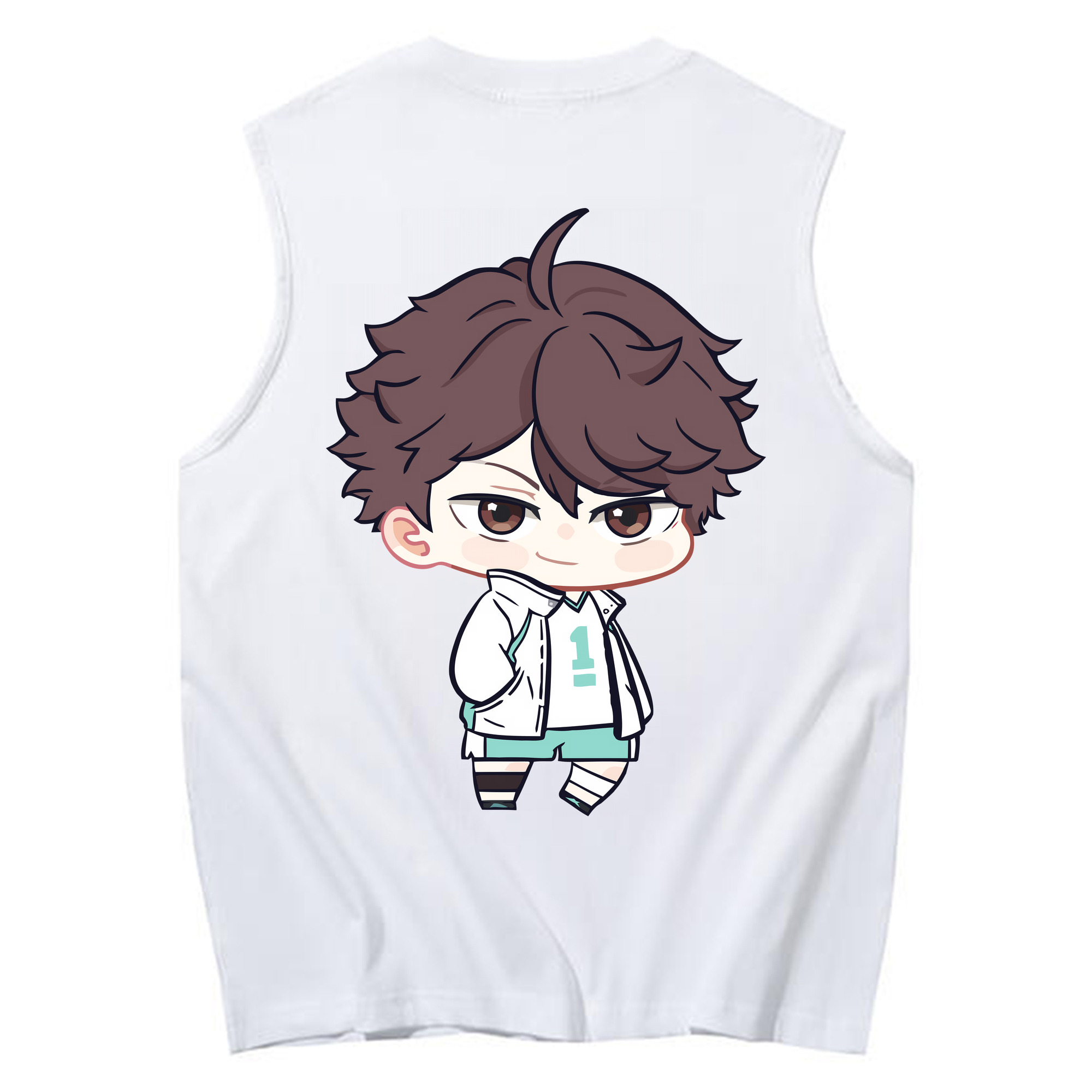 （画像用） ハイキュー!! Haikyu!! コットン100％タンクトップ（背面プリント）