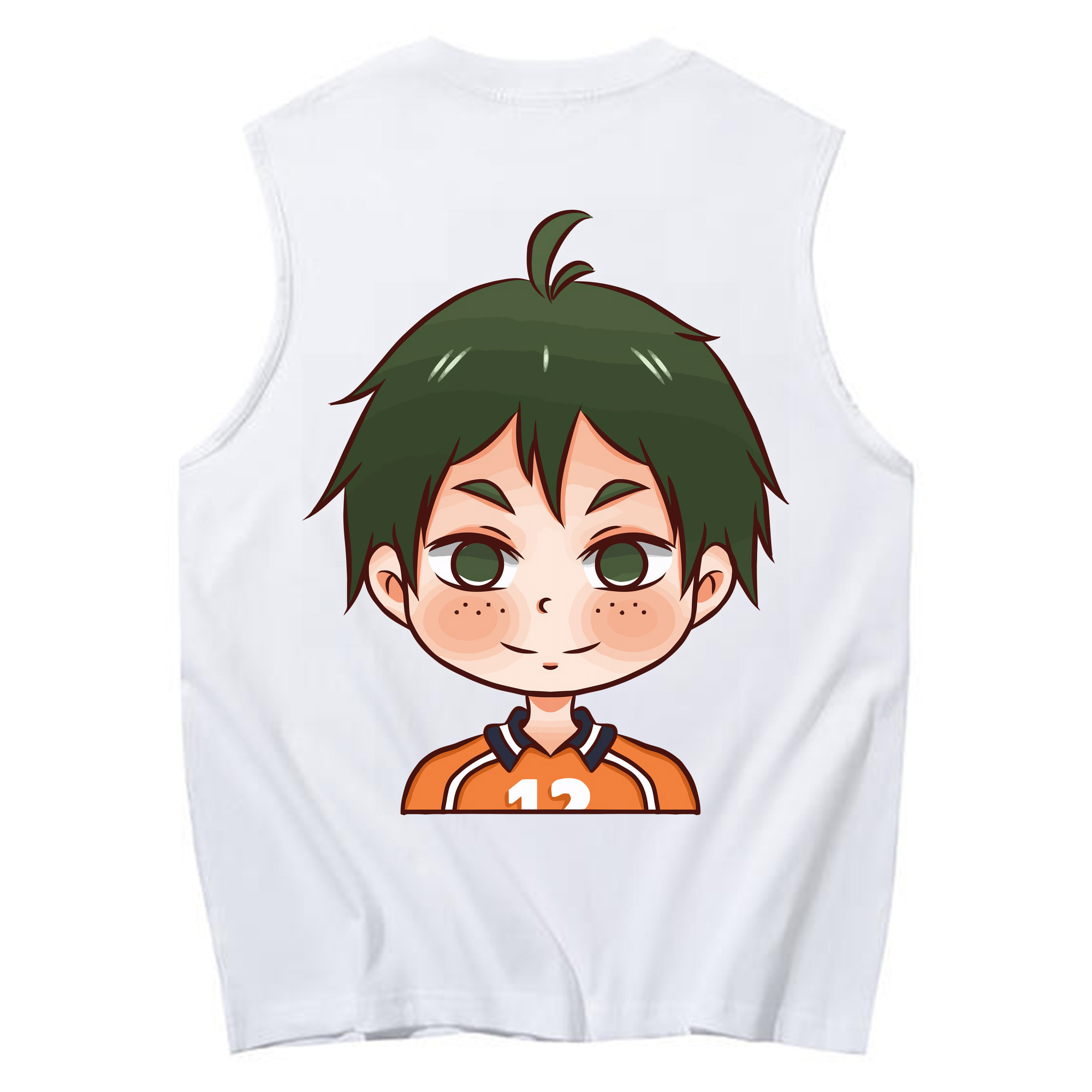 （画像用） ハイキュー!! Haikyu!! コットン100％タンクトップ（背面プリント）