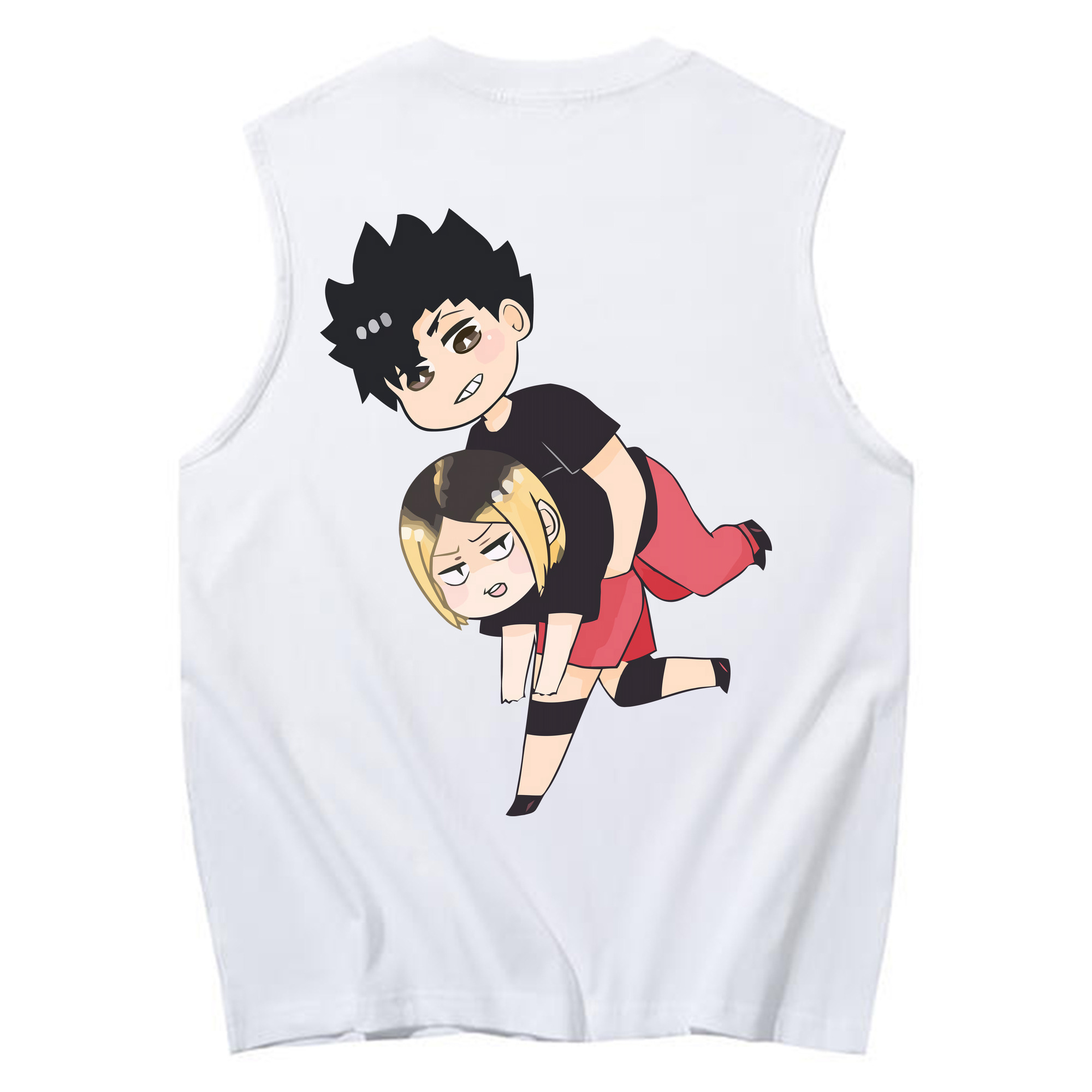 （画像用） ハイキュー!! Haikyu!! コットン100％タンクトップ（背面プリント）