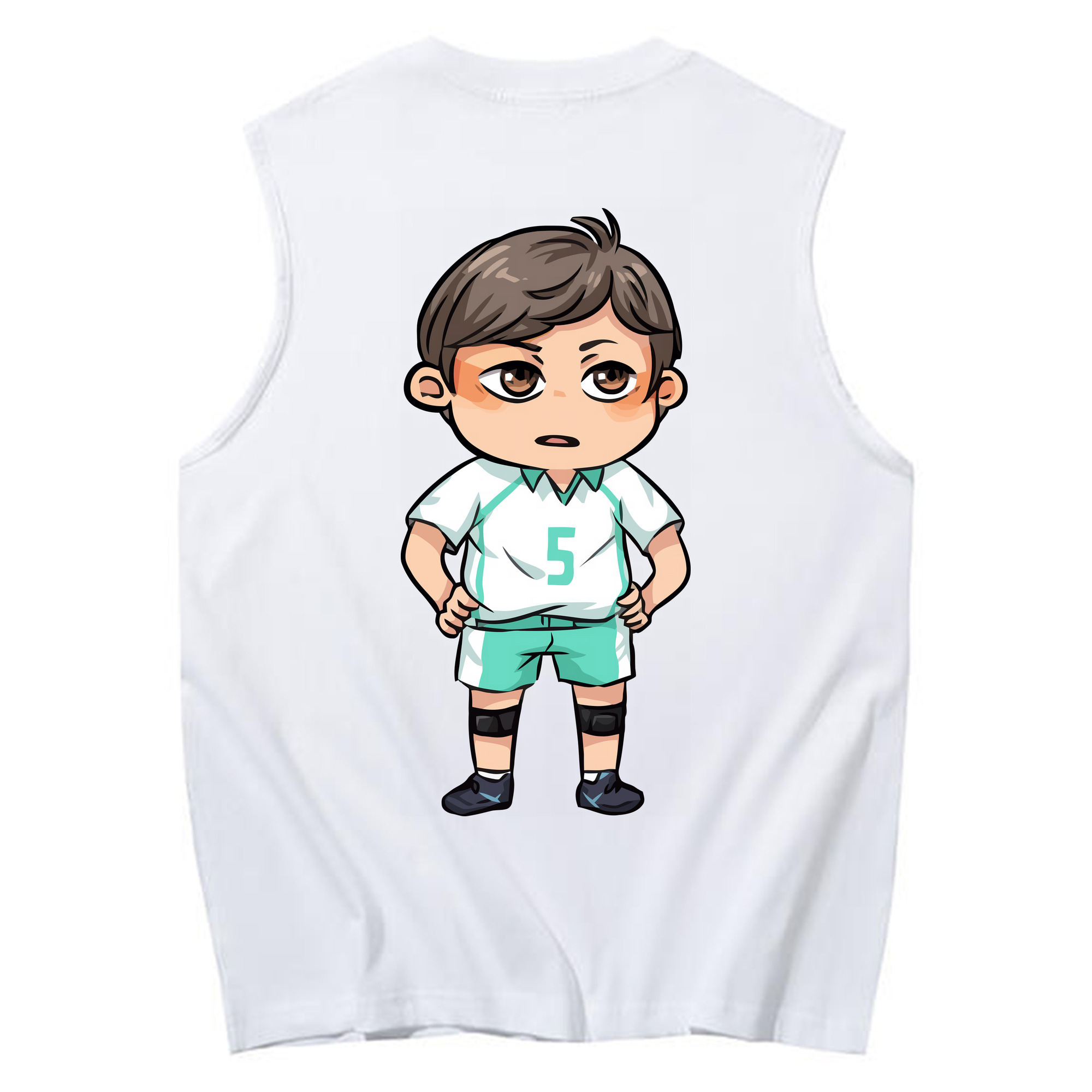 （画像用） ハイキュー!! Haikyu!! コットン100％タンクトップ（背面プリント）