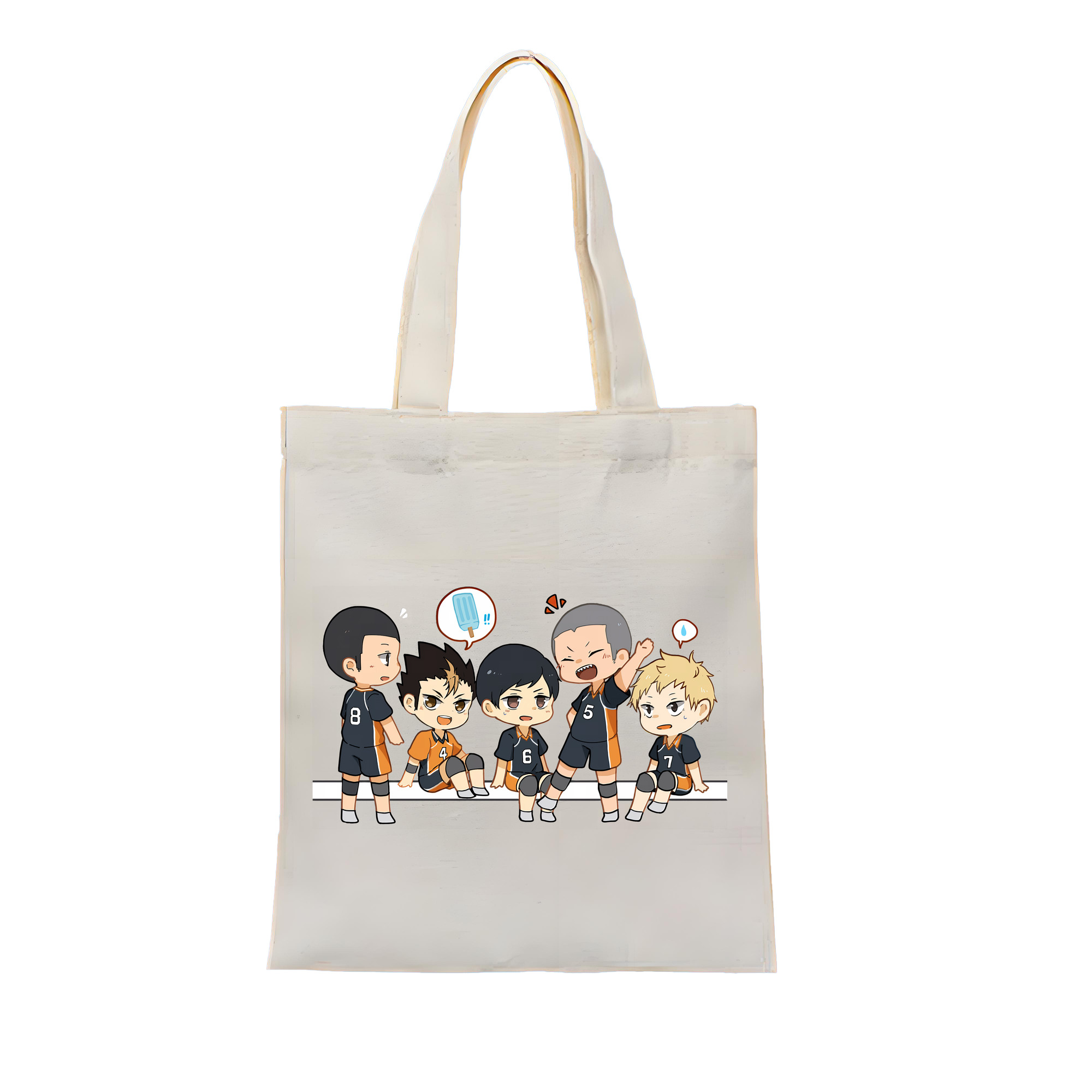 （画像用） ハイキュー!! Haikyu!! 縦型キャンバス生地手提げバッグ　トートバッグ