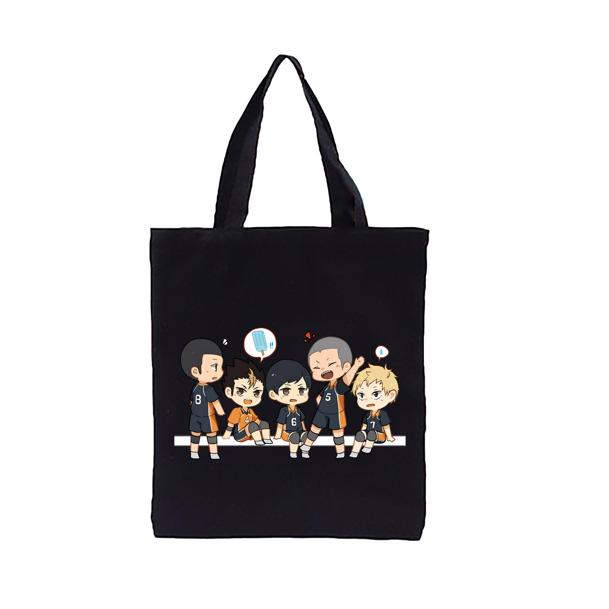 （画像用） ハイキュー!! Haikyu!! 縦型キャンバス生地手提げバッグ　トートバッグ