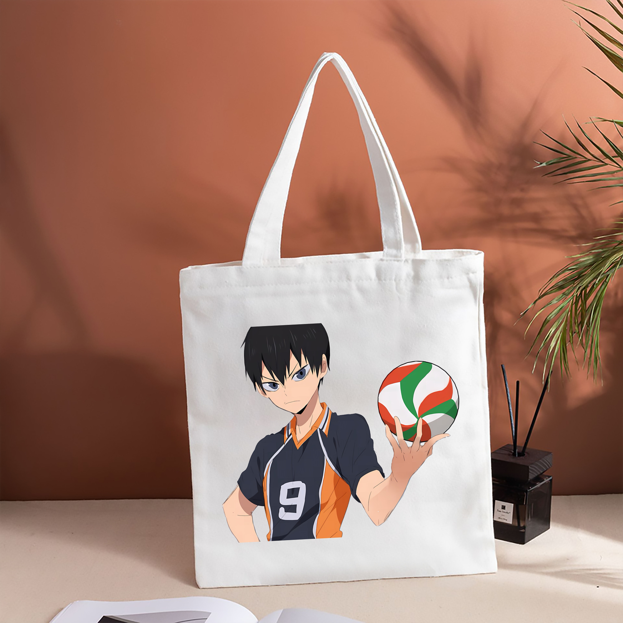 ハイキュー!! Haikyu!! 縦型キャンバス生地手提げバッグ　トートバッグ
