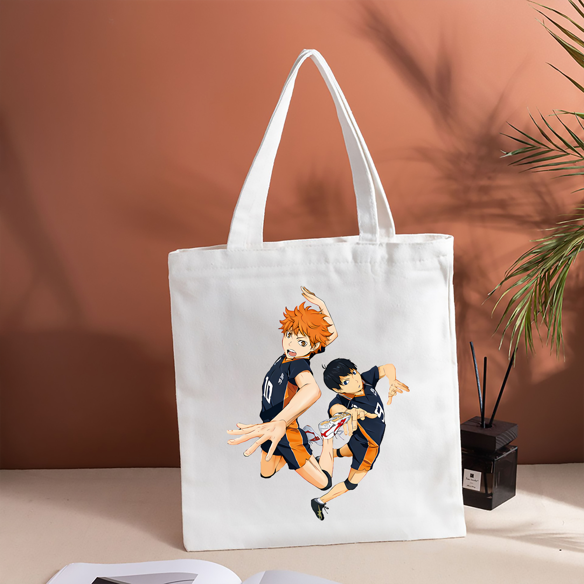 ハイキュー!! Haikyu!! 縦型キャンバス生地手提げバッグ　トートバッグ