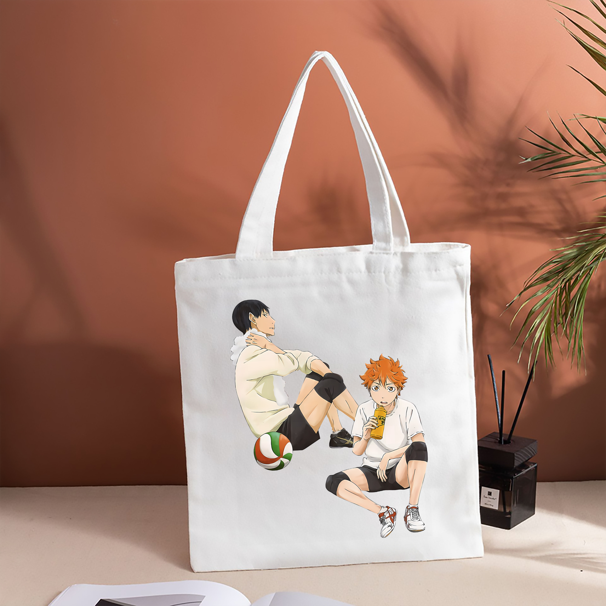 ハイキュー!! Haikyu!! 縦型キャンバス生地手提げバッグ　トートバッグ