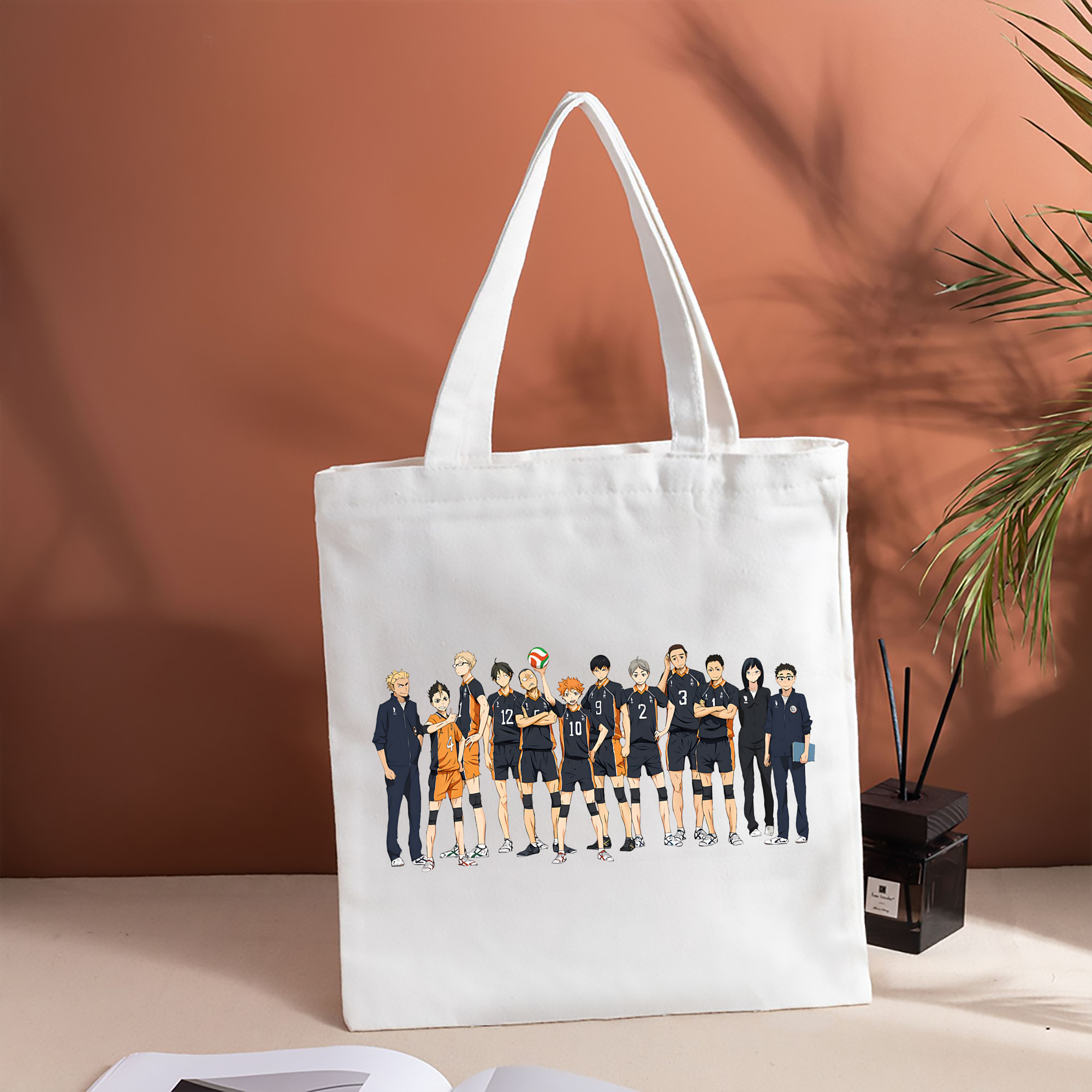 ハイキュー!! Haikyu!! 縦型キャンバス生地手提げバッグ　トートバッグ