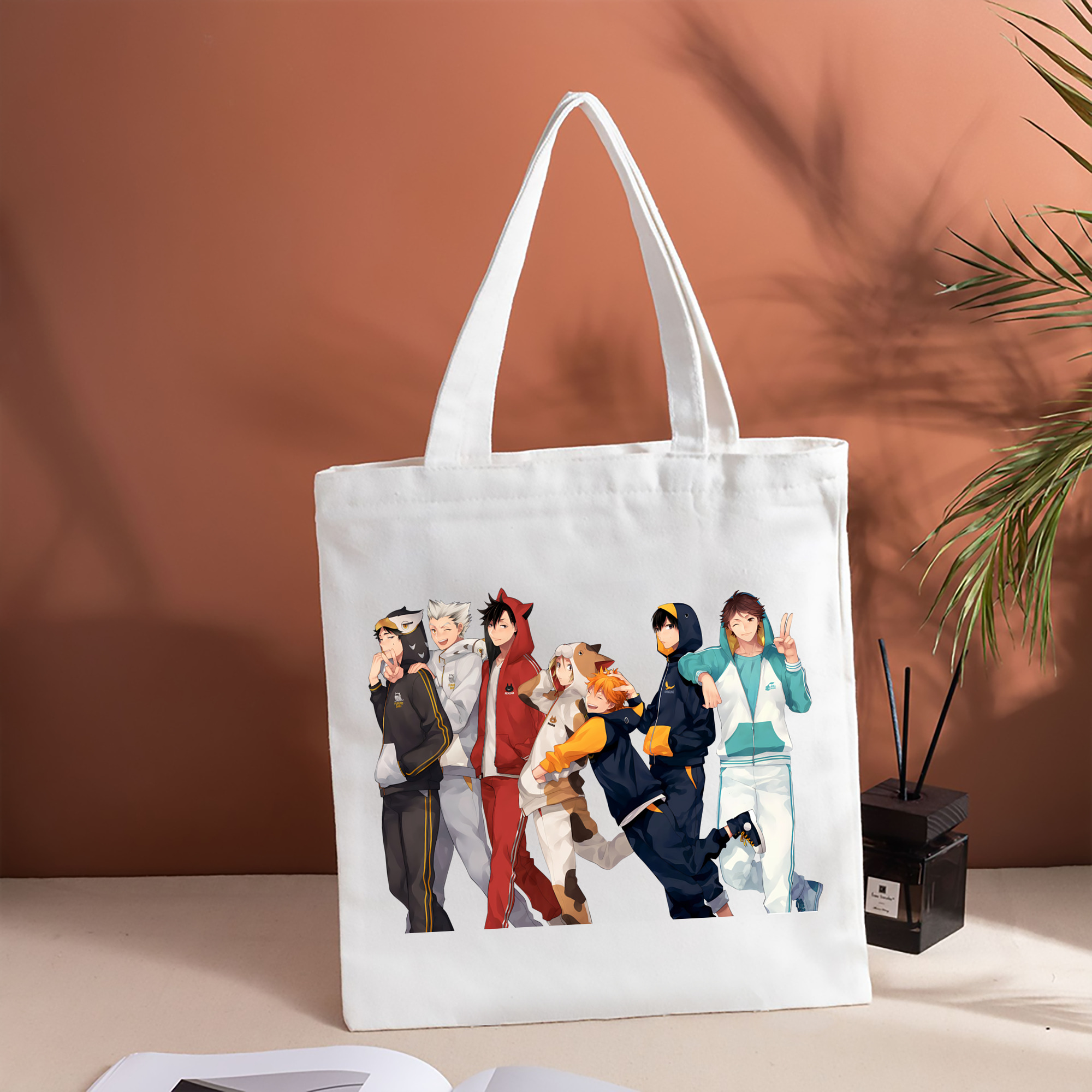 ハイキュー!! Haikyu!! 縦型キャンバス生地手提げバッグ　トートバッグ