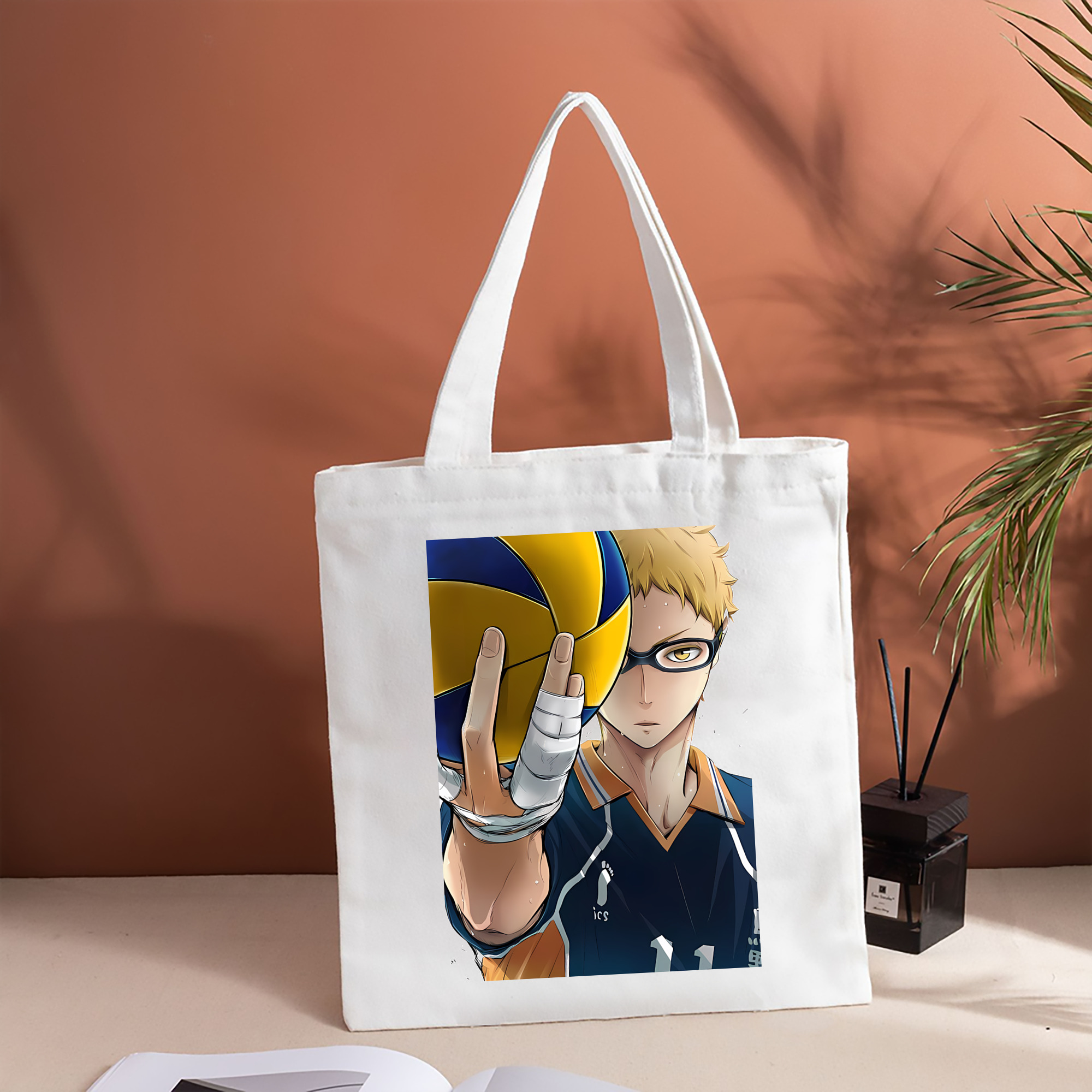 ハイキュー!! Haikyu!! 縦型キャンバス生地手提げバッグ　トートバッグ