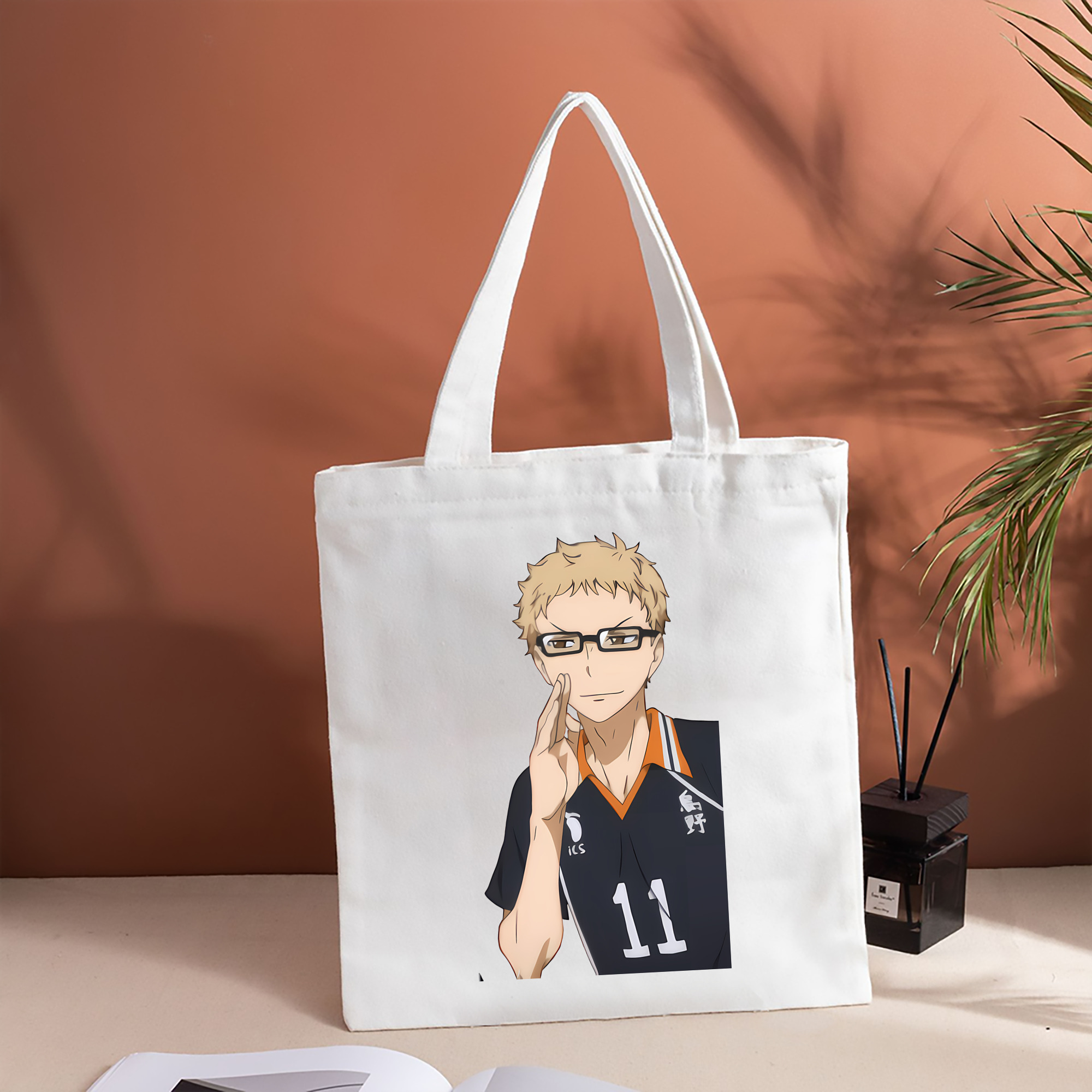 ハイキュー!! Haikyu!! 縦型キャンバス生地手提げバッグ　トートバッグ