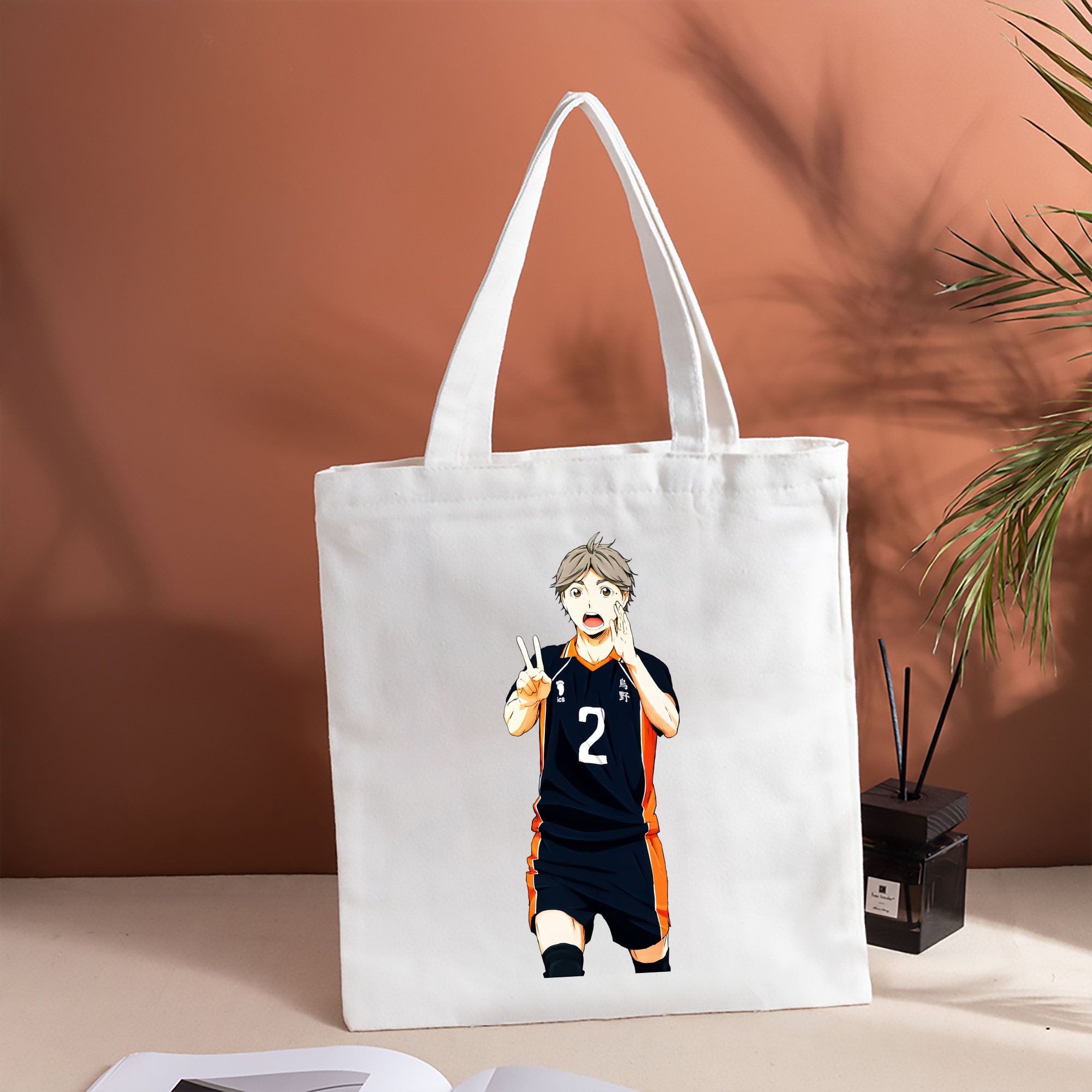 ハイキュー!! Haikyu!! 縦型キャンバス生地手提げバッグ　トートバッグ