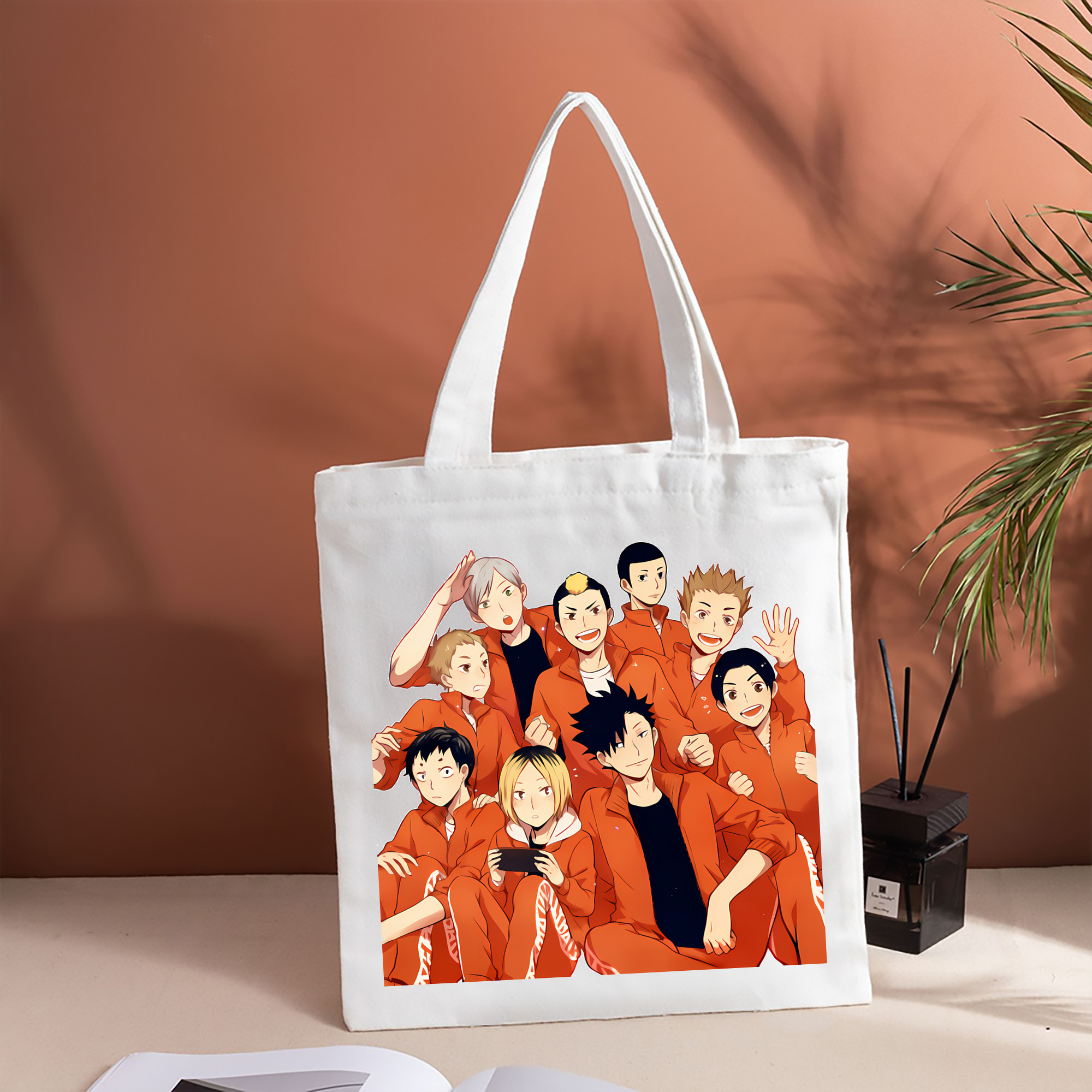 ハイキュー!! Haikyu!! 縦型キャンバス生地手提げバッグ　トートバッグ
