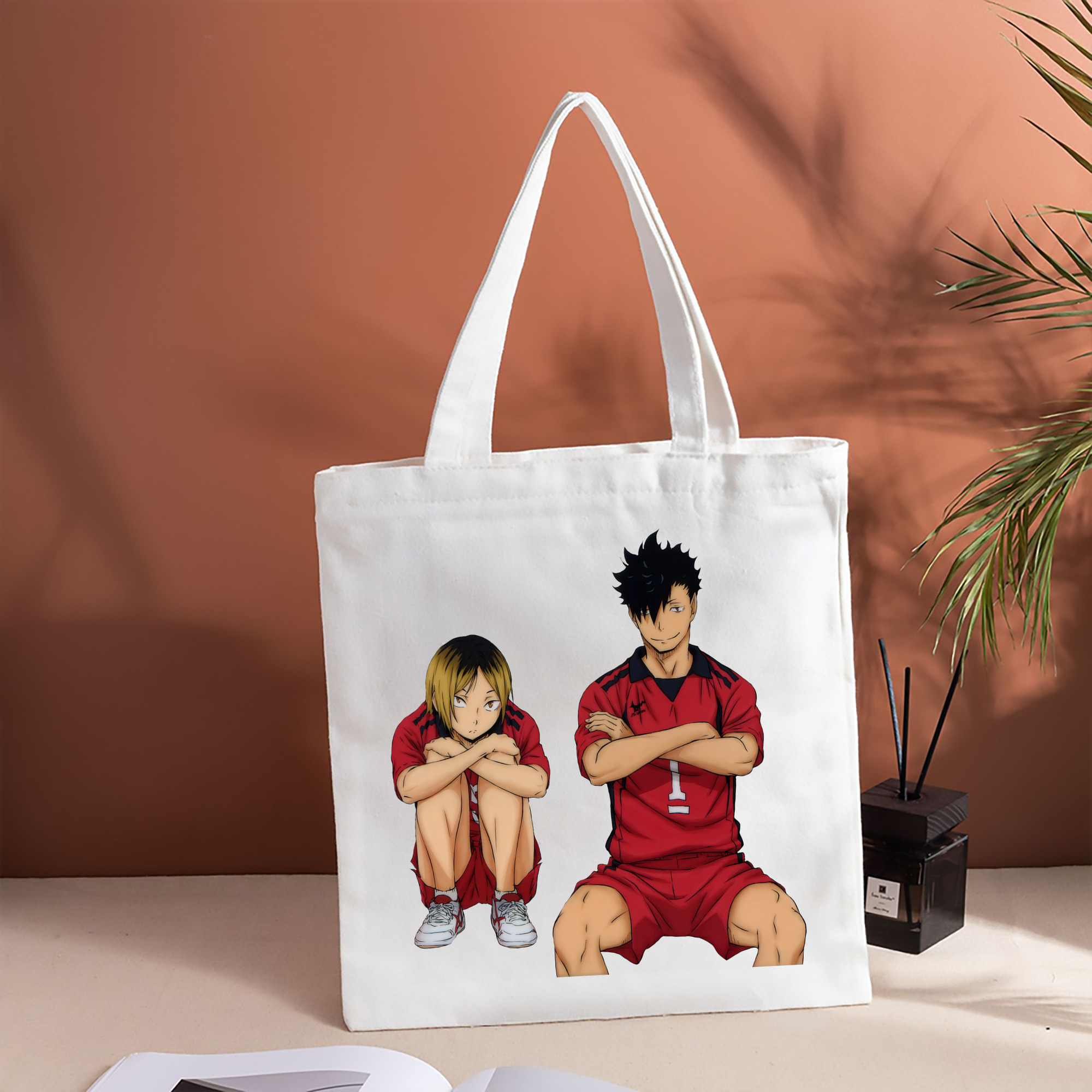 ハイキュー!! Haikyu!! 縦型キャンバス生地手提げバッグ　トートバッグ