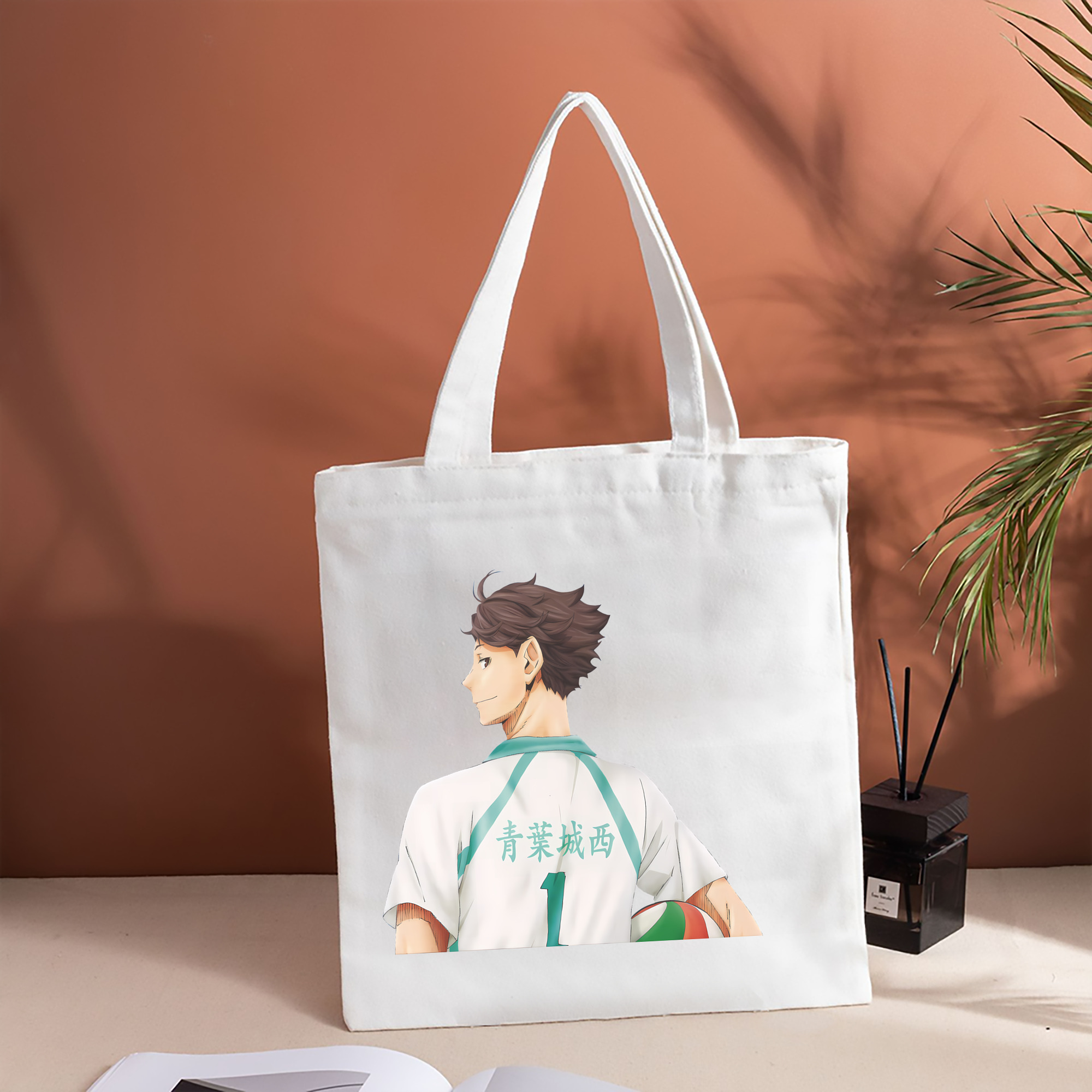 ハイキュー!! Haikyu!! 縦型キャンバス生地手提げバッグ　トートバッグ