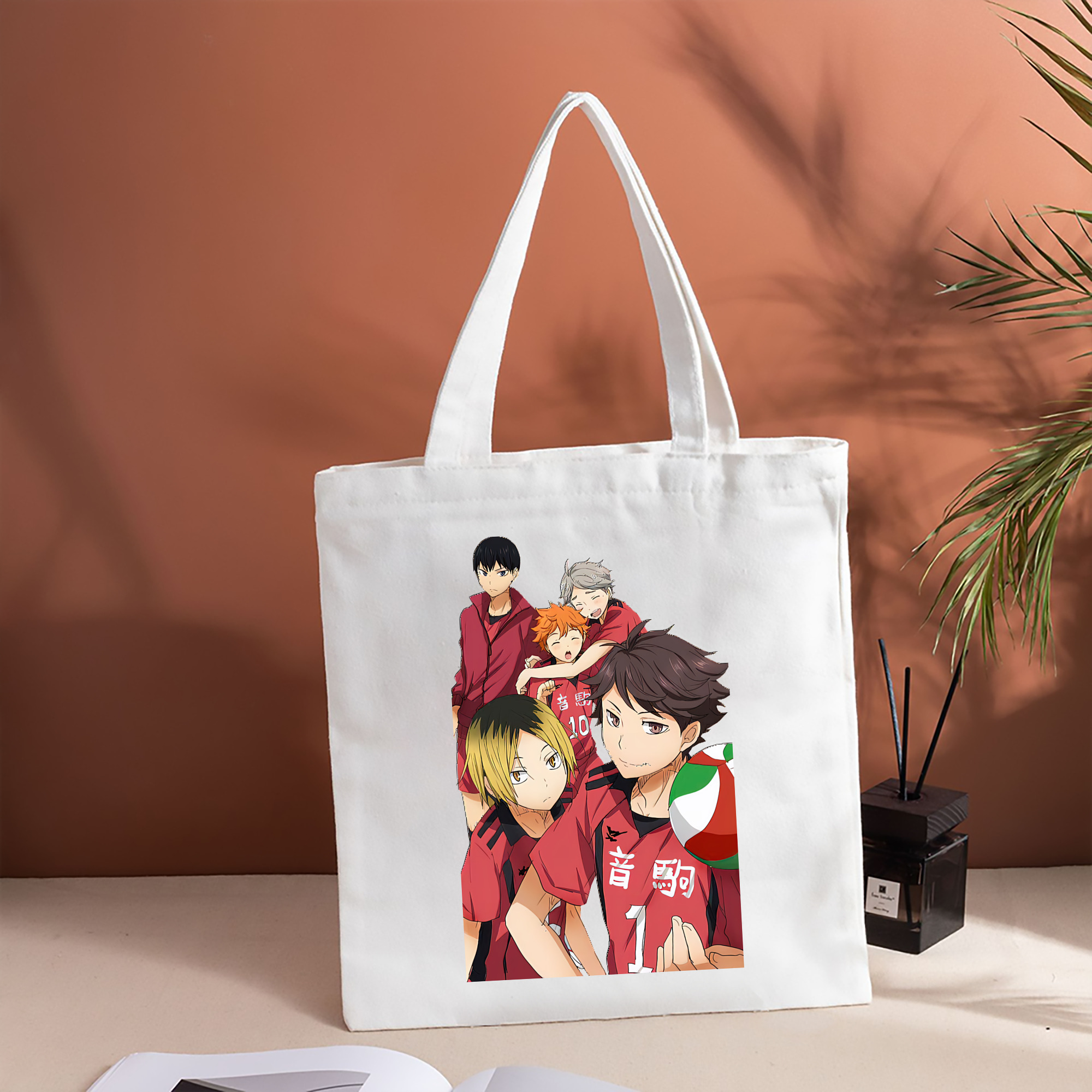 ハイキュー!! Haikyu!! 縦型キャンバス生地手提げバッグ　トートバッグ