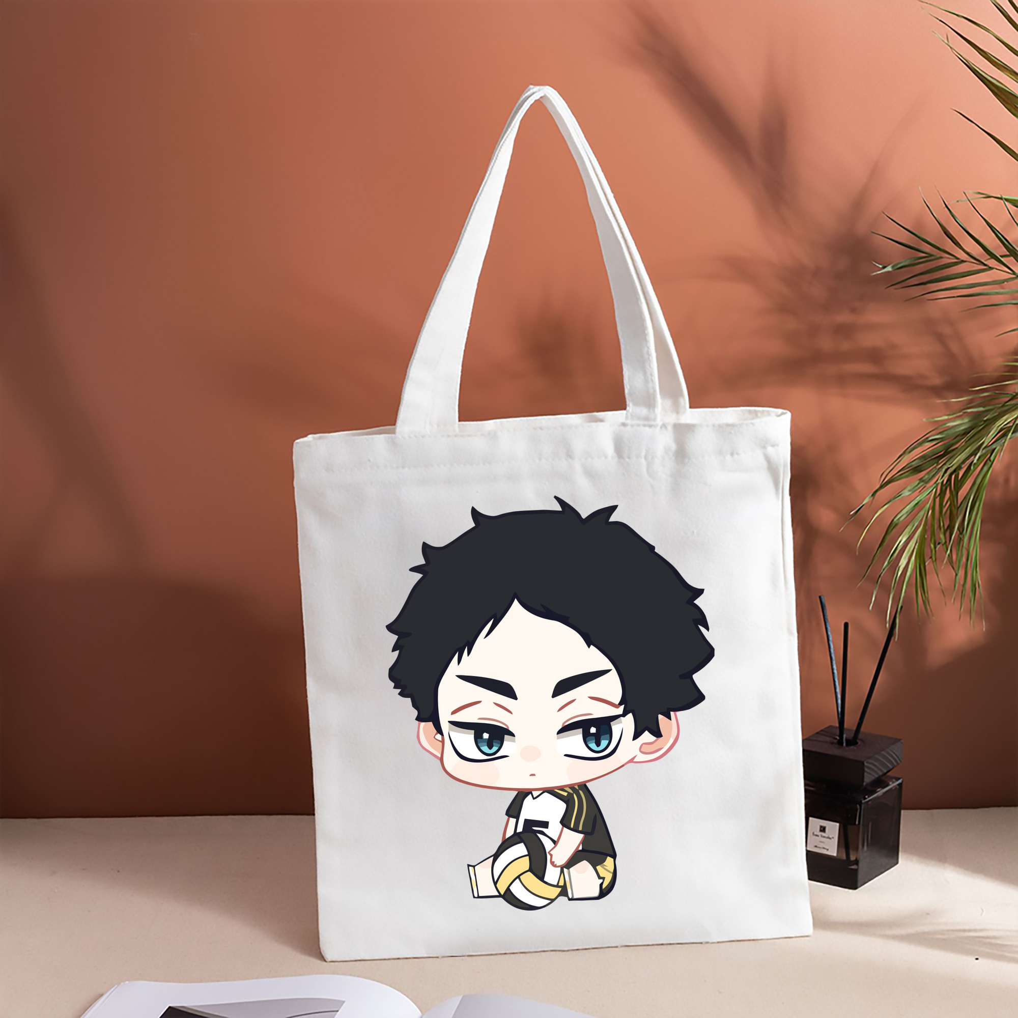 ハイキュー!! Haikyu!! 縦型キャンバス生地手提げバッグ　トートバッグ