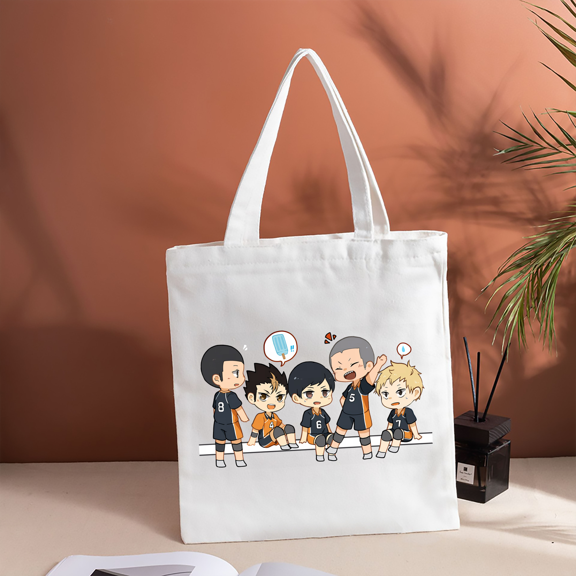 ハイキュー!! Haikyu!! 縦型キャンバス生地手提げバッグ　トートバッグ