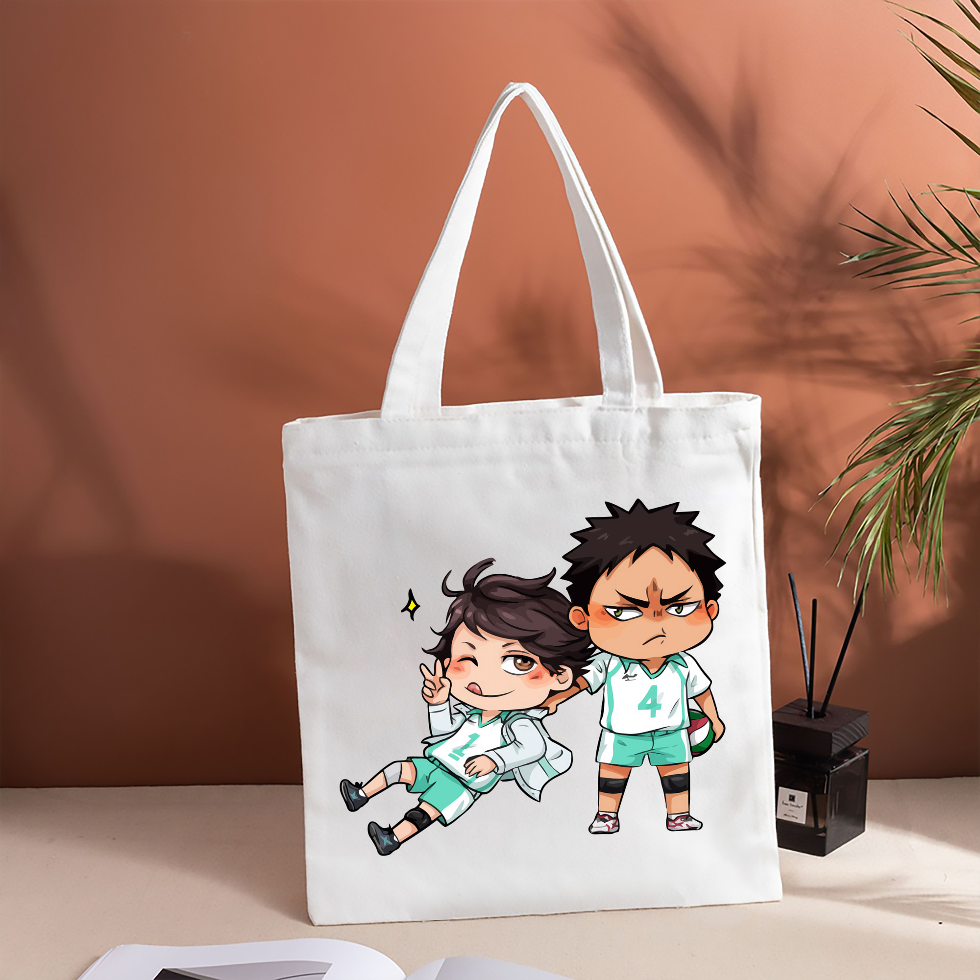 ハイキュー!! Haikyu!! 縦型キャンバス生地手提げバッグ　トートバッグ