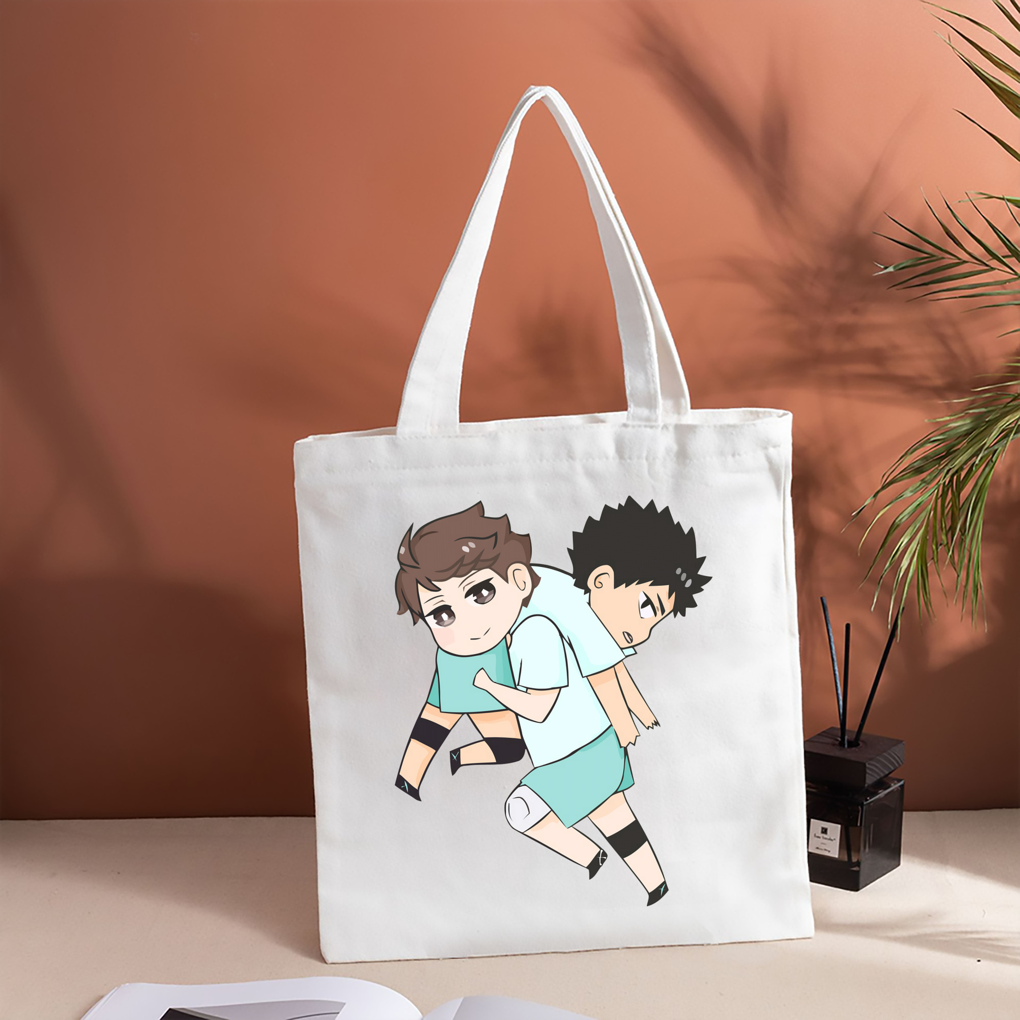 ハイキュー!! Haikyu!! 縦型キャンバス生地手提げバッグ　トートバッグ