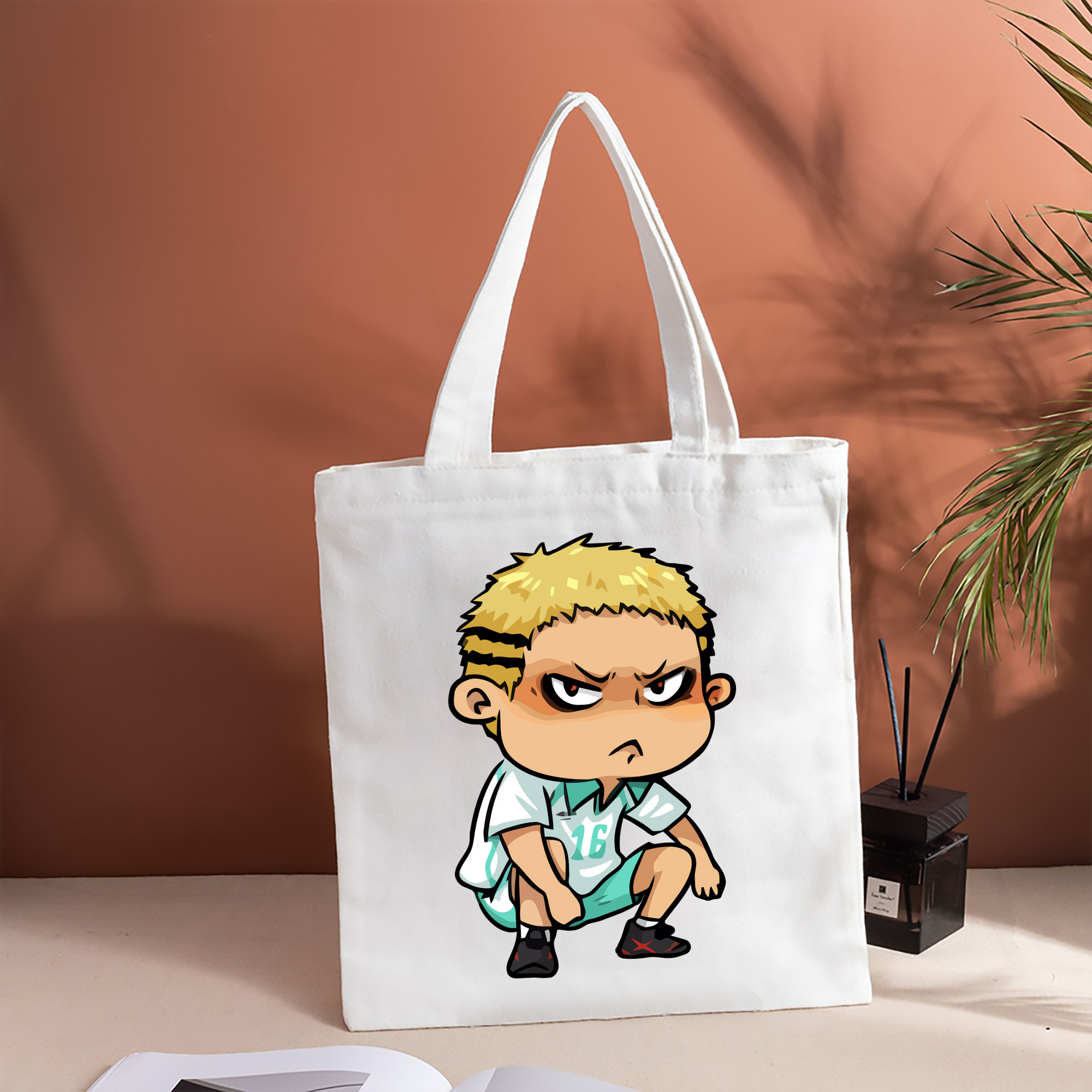 ハイキュー!! Haikyu!! 縦型キャンバス生地手提げバッグ　トートバッグ