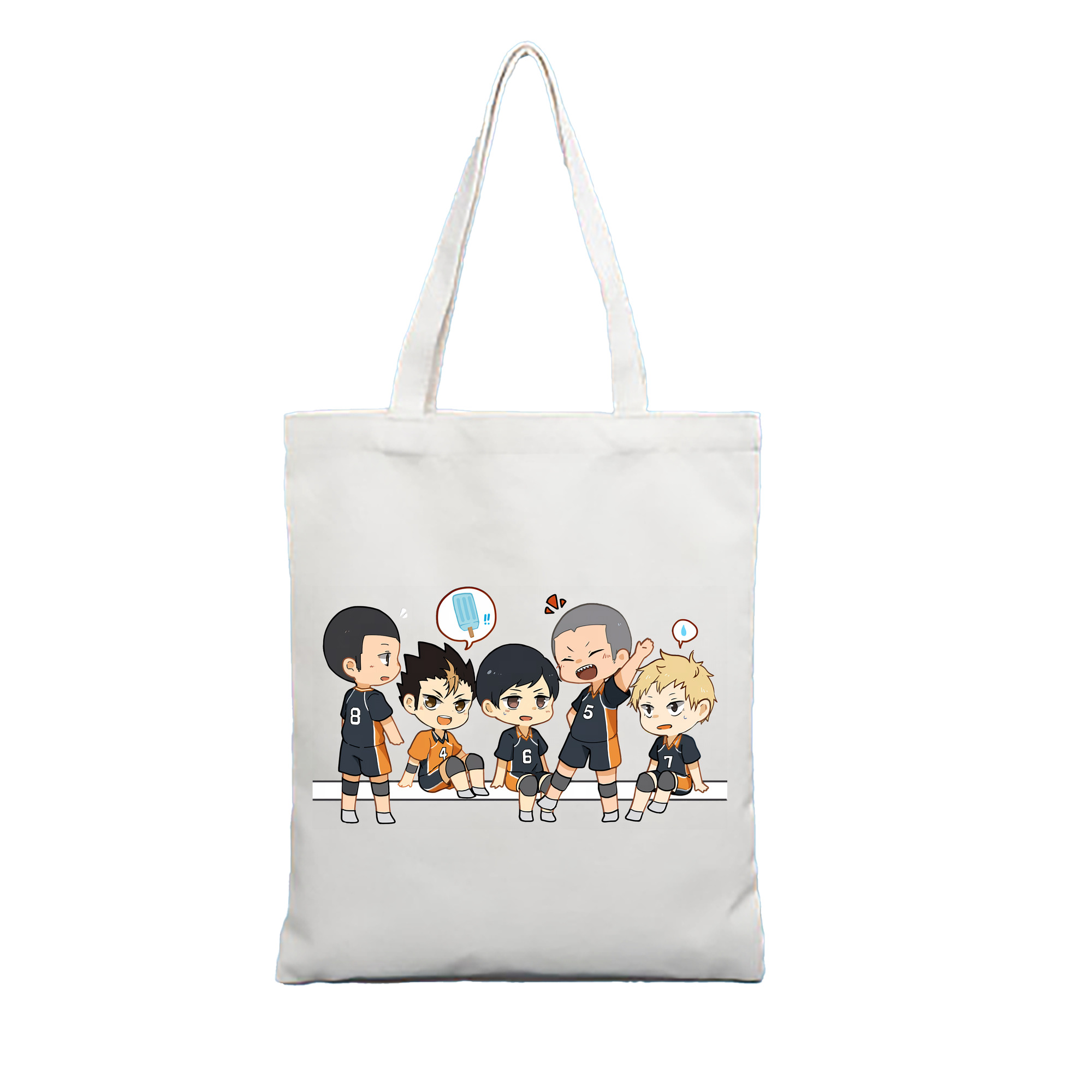 （画像用） ハイキュー!! Haikyu!! 縦型キャンバス生地手提げバッグ　トートバッグ