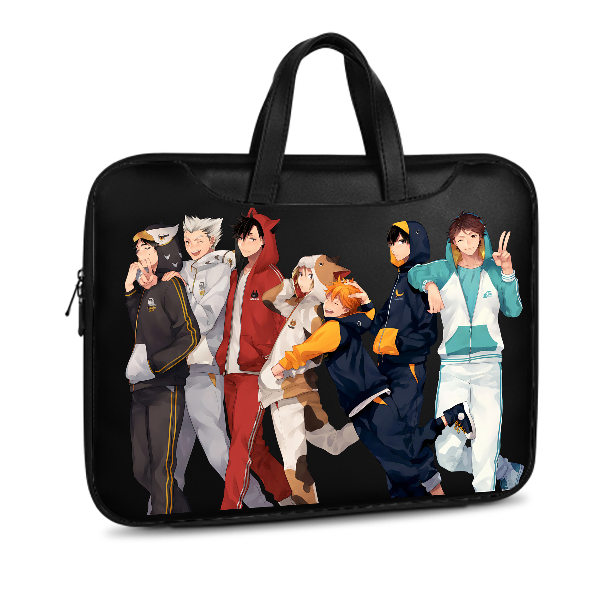 （画像用） ハイキュー!! Haikyu!! レザーラップトップバッグ　ノートパソコンケース