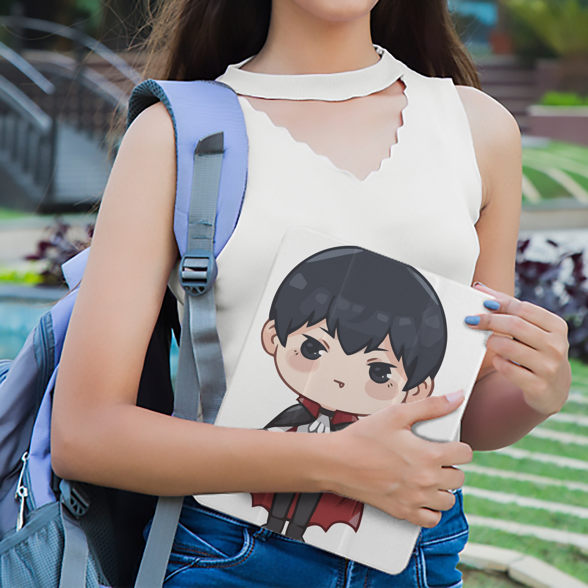 ハイキュー!! Haikyu!! IPad ケース ペン収納付き 三つ折りスタンド PUレザー×シリコン 対応機種9.5/10.5/10.9インチ