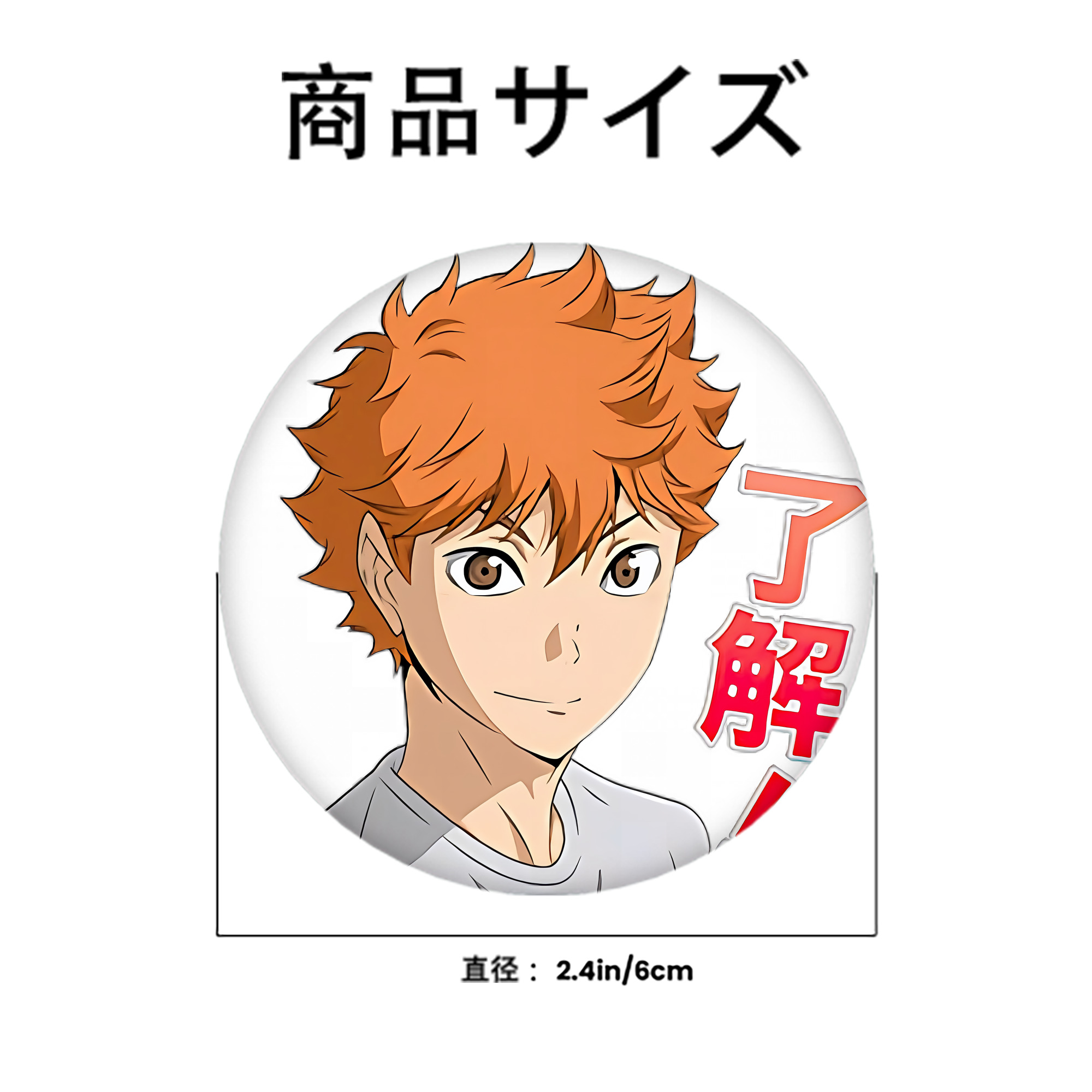 ハイキュー!! Haikyu!! 6cm 缶バッジ 複数セット