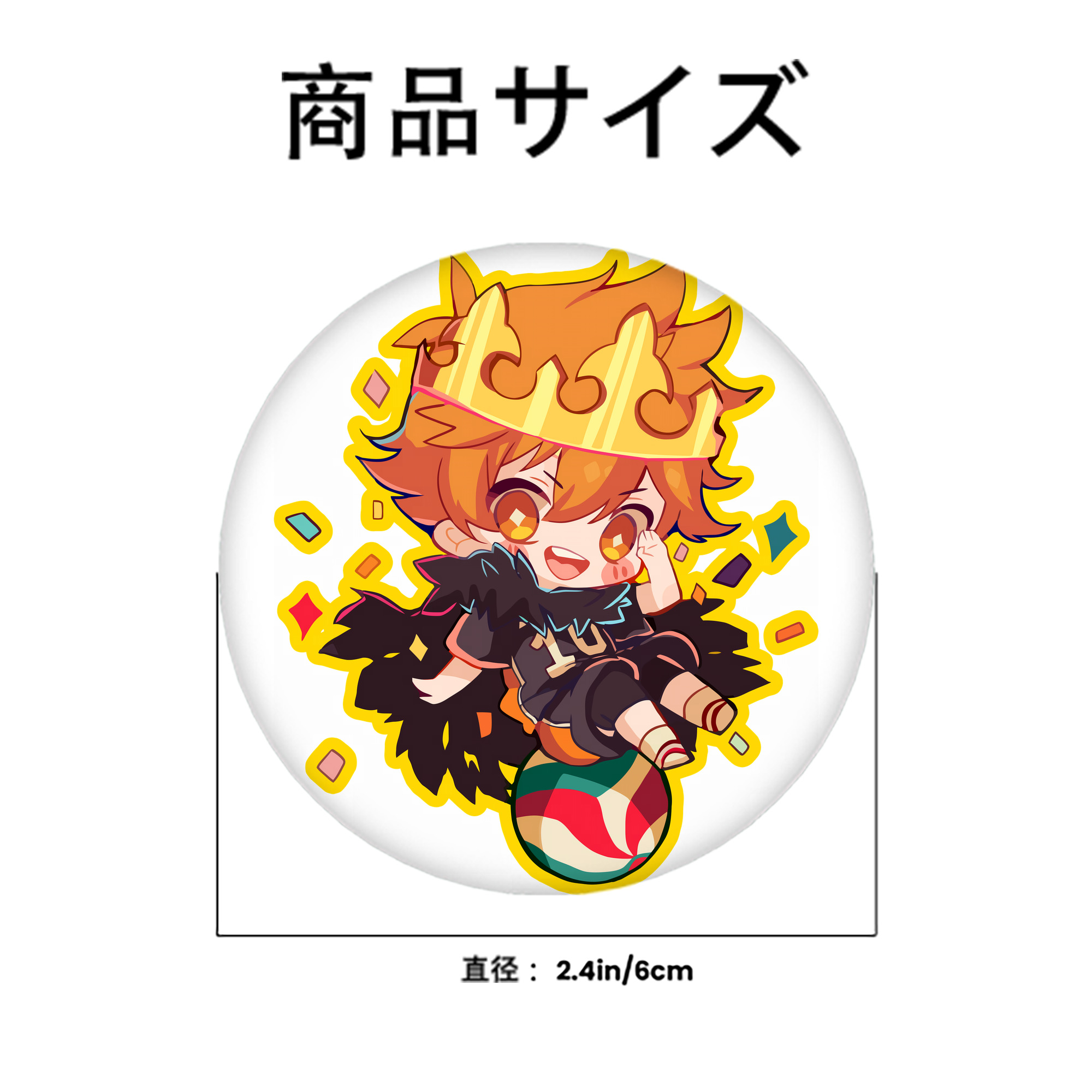 ハイキュー!! Haikyu!! 6cm 缶バッジ 複数セット