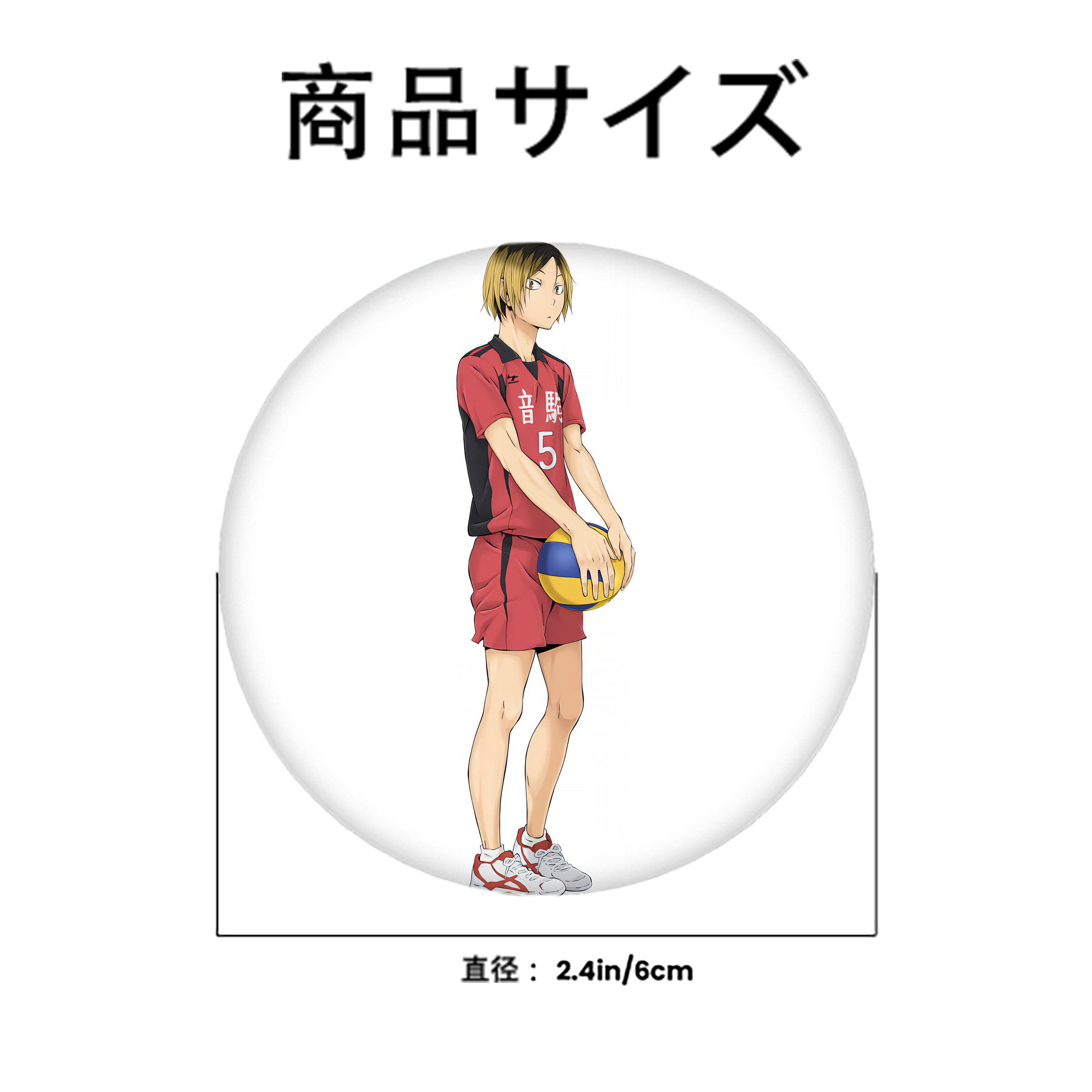 ハイキュー!! Haikyu!! 6cm 缶バッジ 複数セット