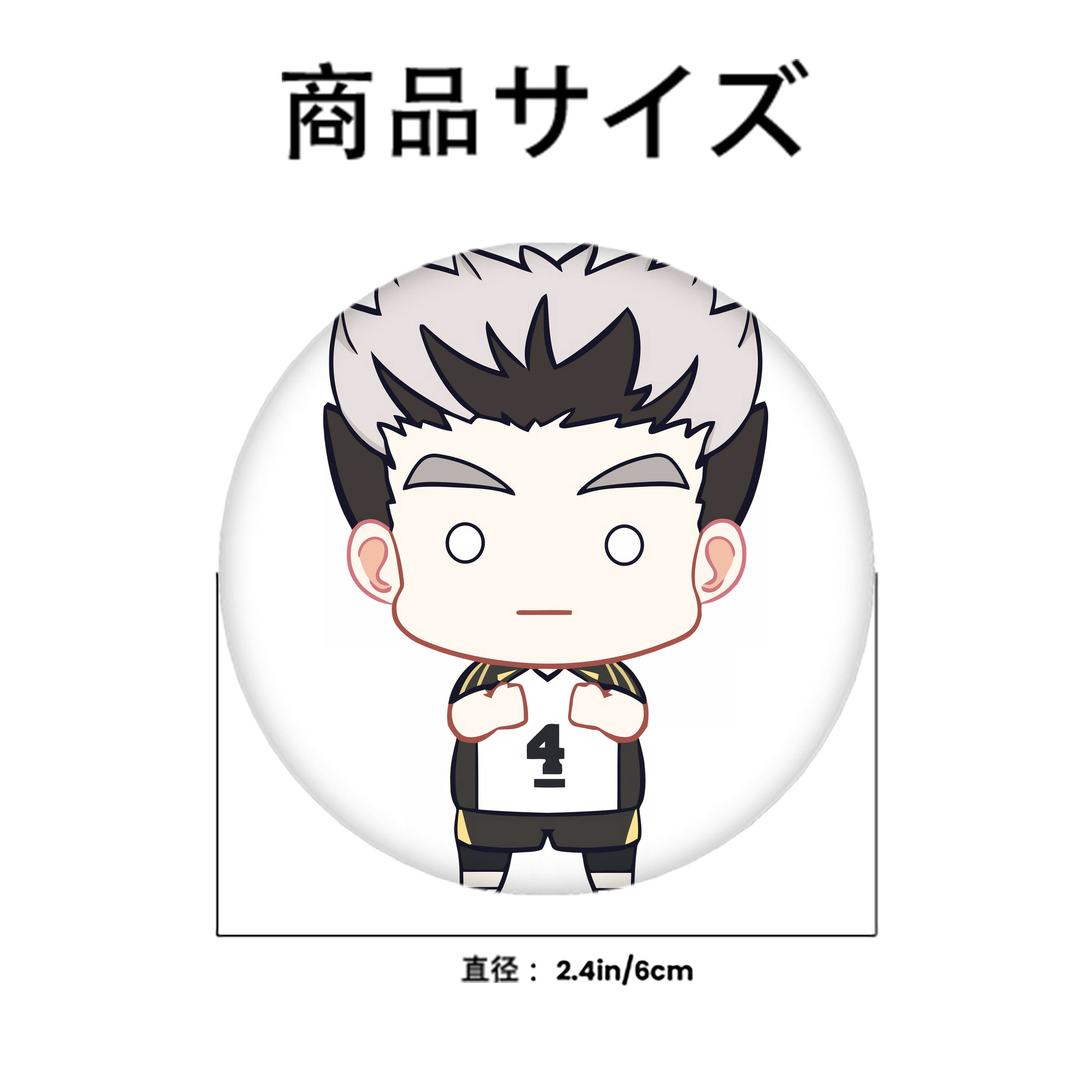 ハイキュー!! Haikyu!! 6cm 缶バッジ 複数セット