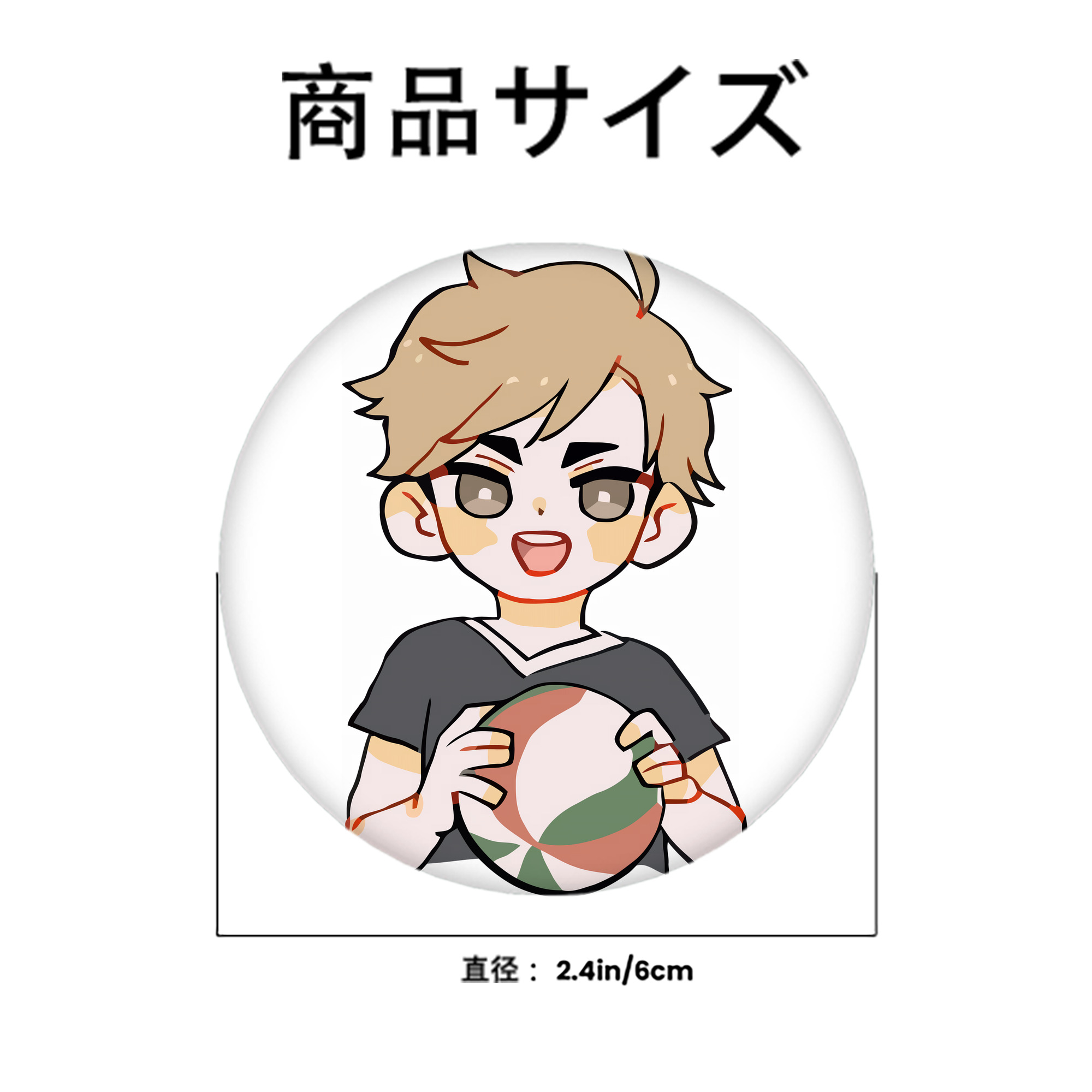 ハイキュー!! Haikyu!! 6cm 缶バッジ 複数セット